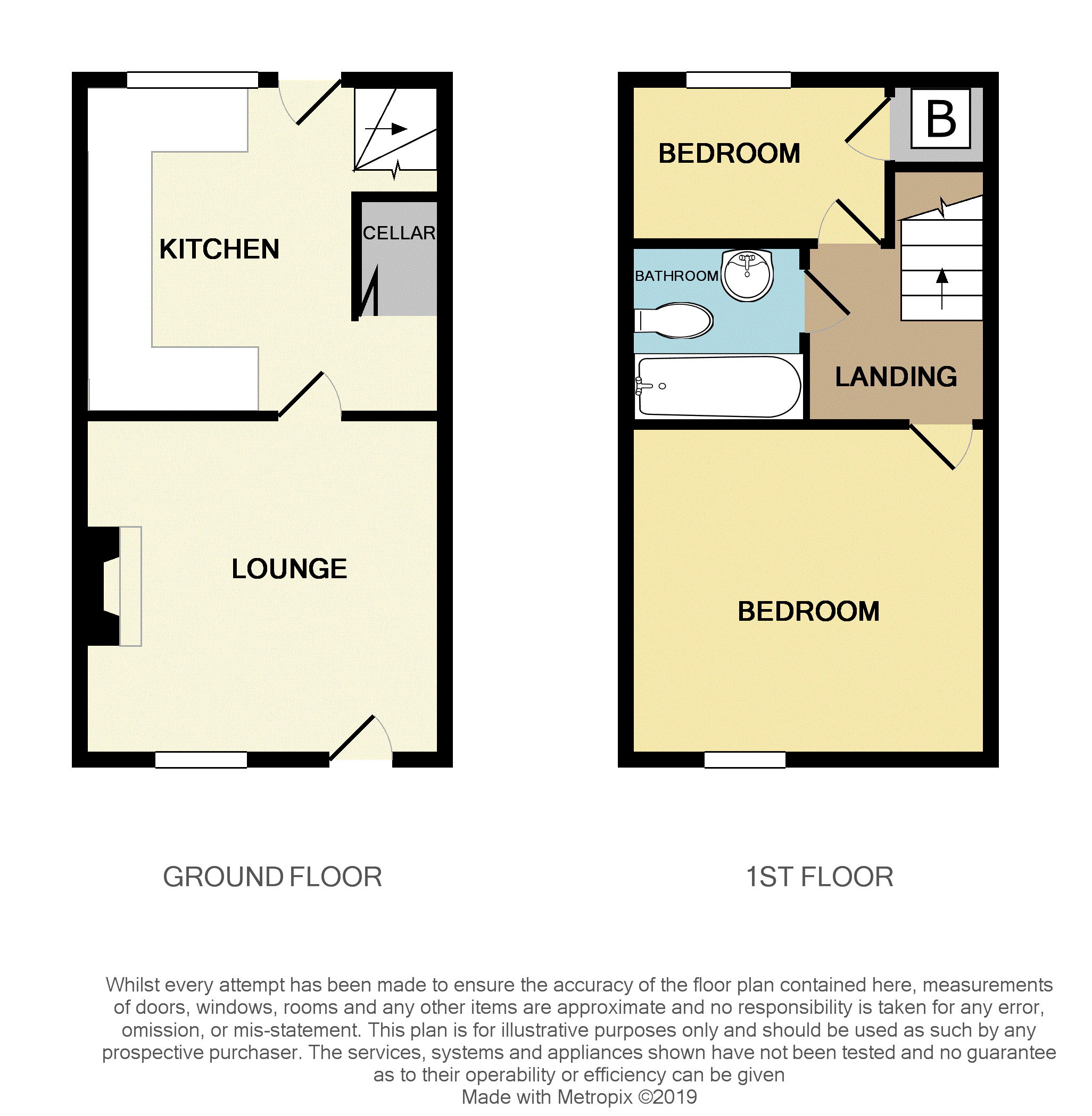 151, Wood Street, Worcestershire floorplan