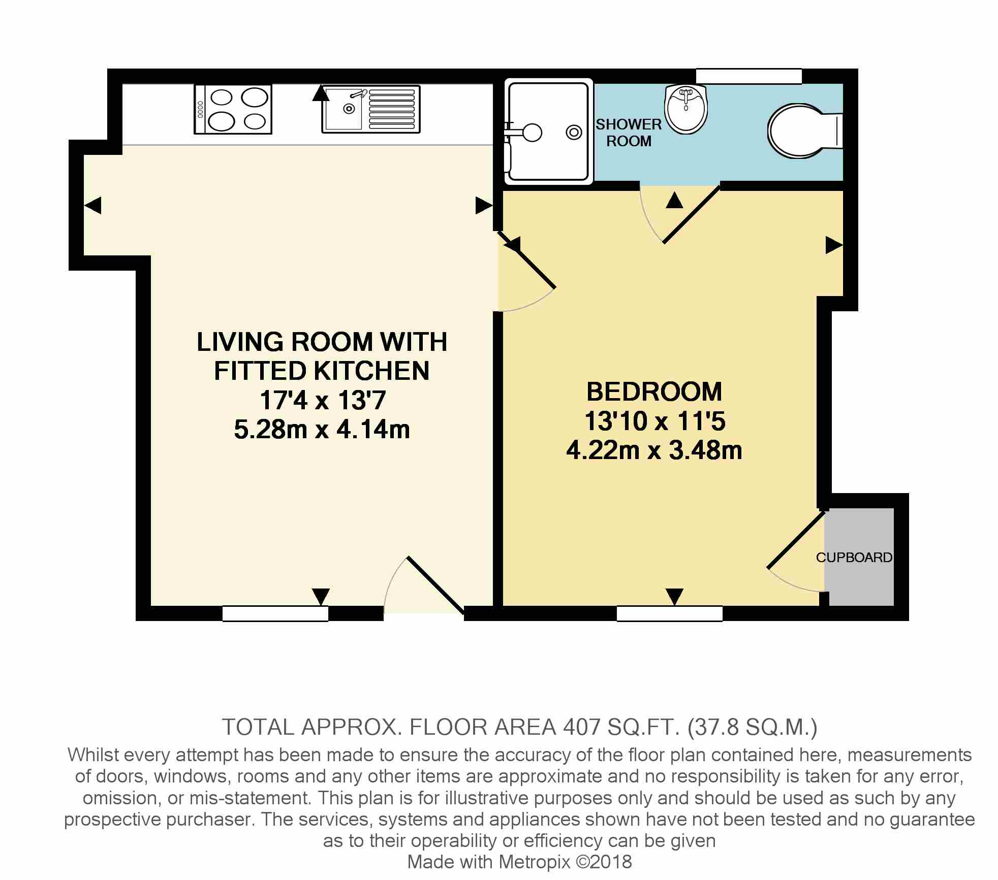 Ground Floor Flat, 15, Warminster Road, Westbury floorplan