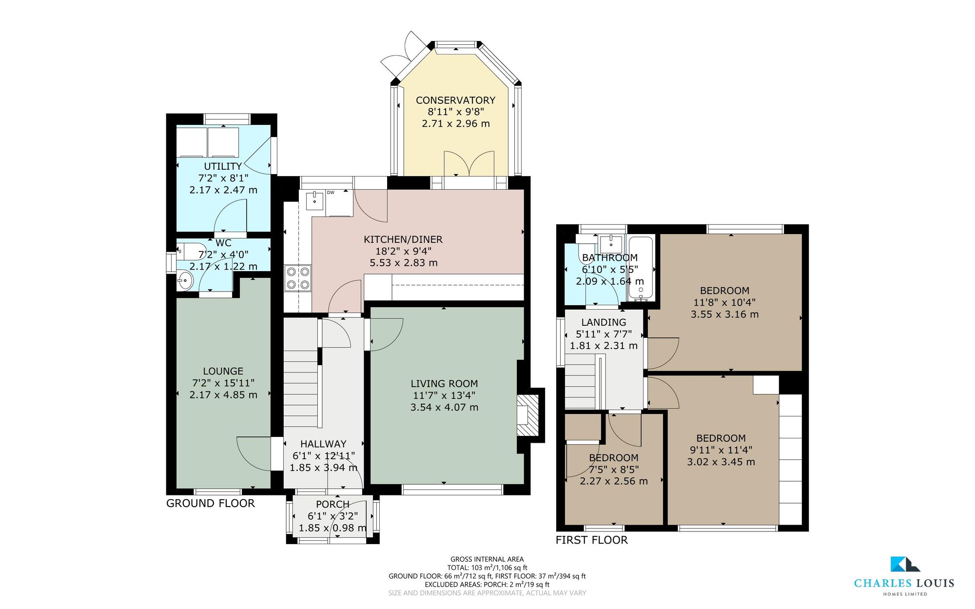 63 Leyton Drive, Bury floorplan