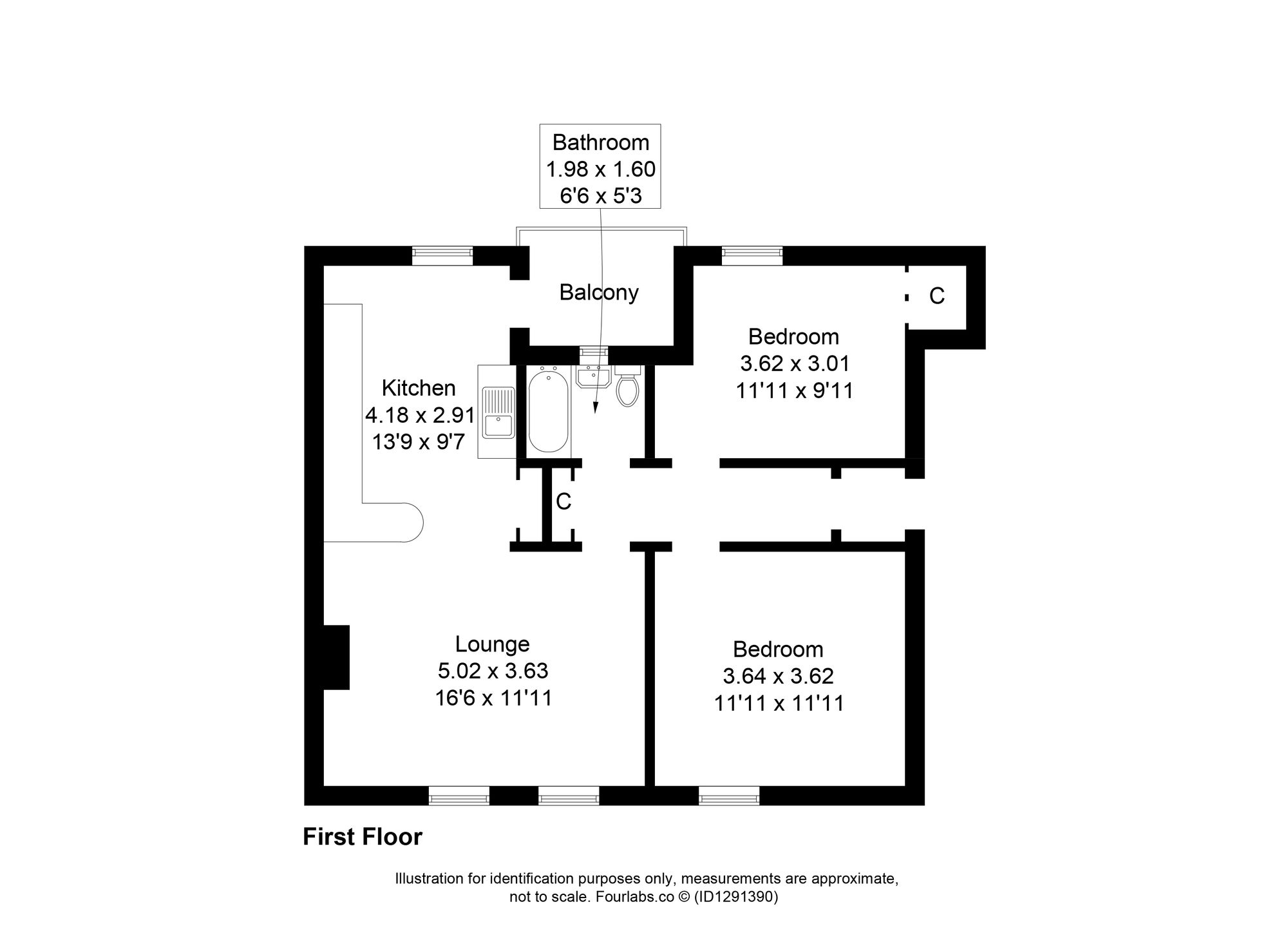 5c Balunie Avenue, Dundee floorplan