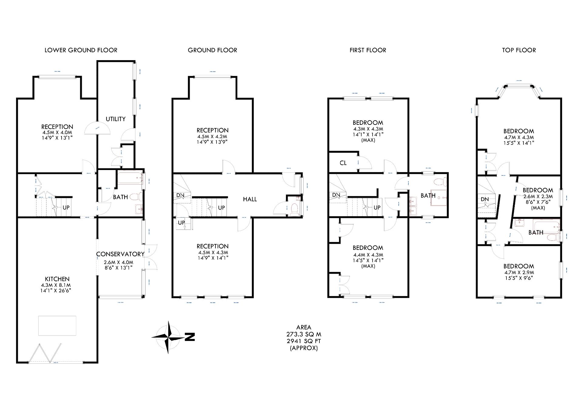 6 Bedrooms Semi-detached house for sale in Combermere Road, St. Leonards-On-Sea TN38