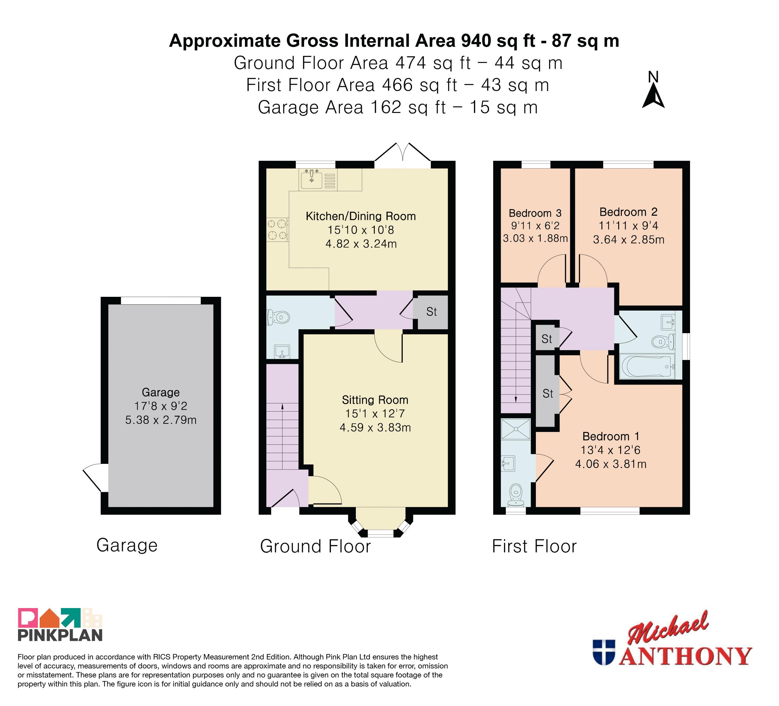 2, Barnet Close, Milton Keynes floorplan