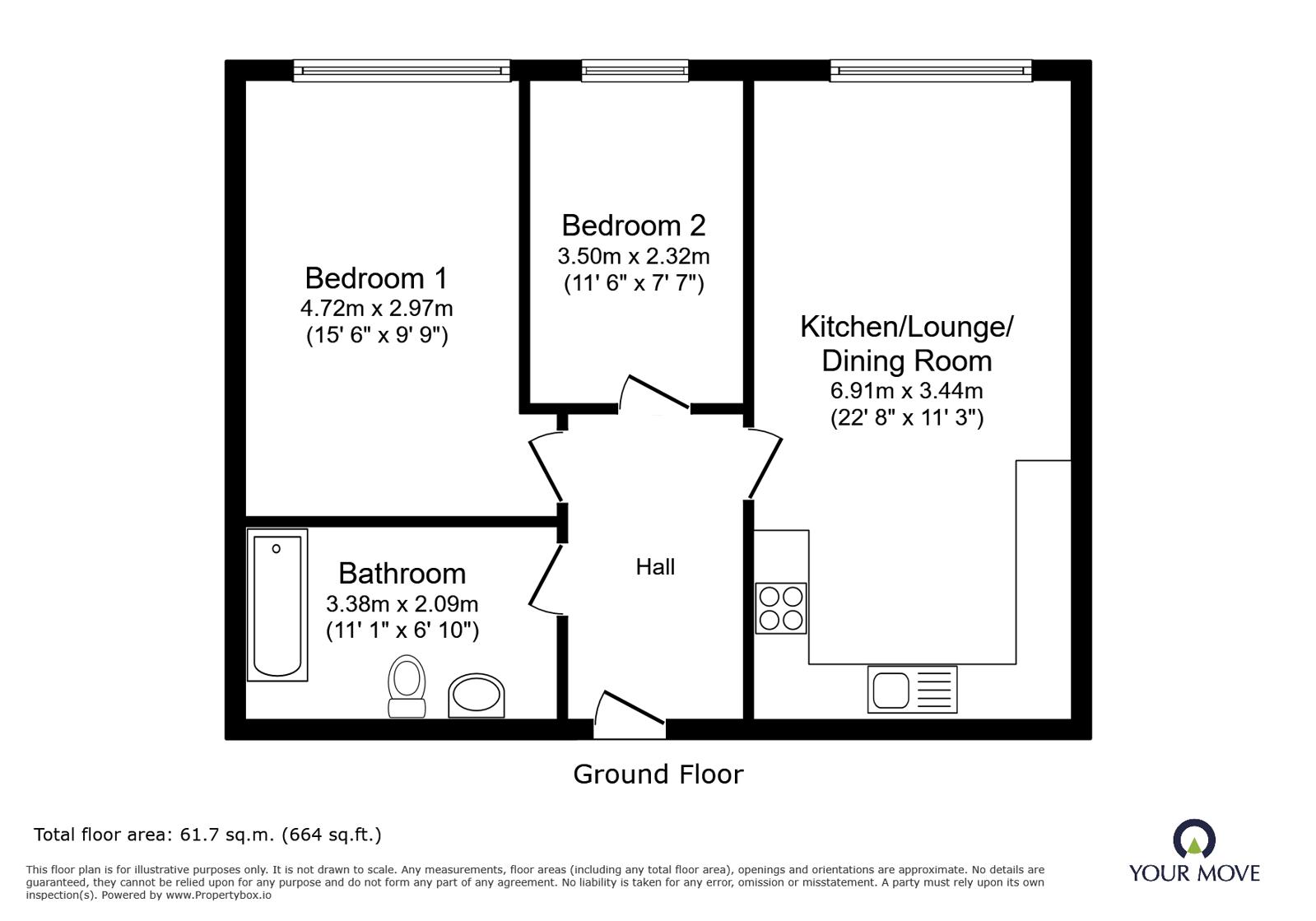 20, Barnsdale Close, Leicestershire floorplan