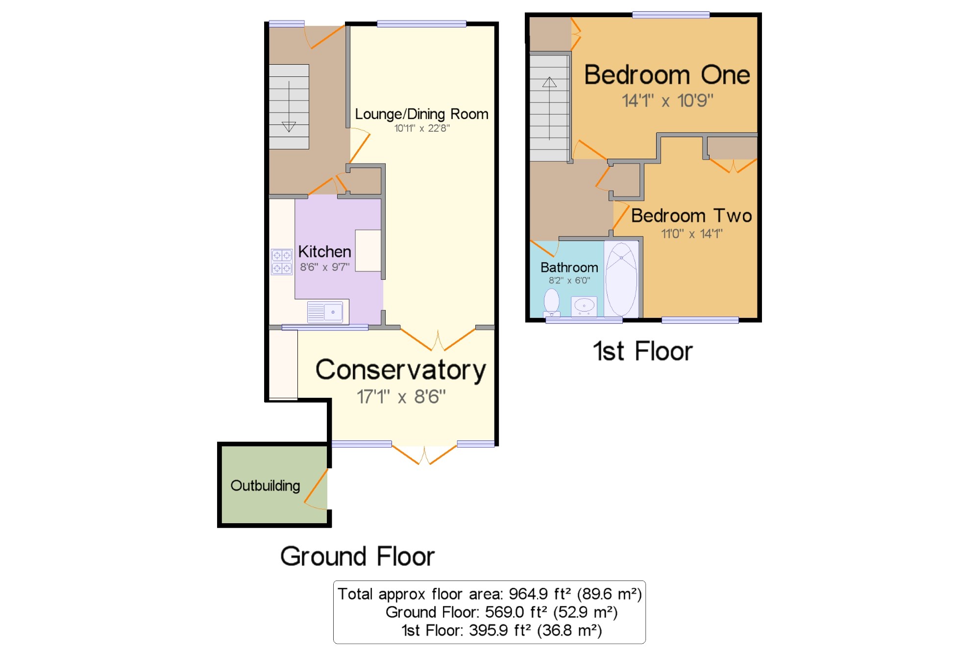 2 Bedrooms End terrace house for sale in Kiln Road, Ringmer, Lewes, East Sussex BN8