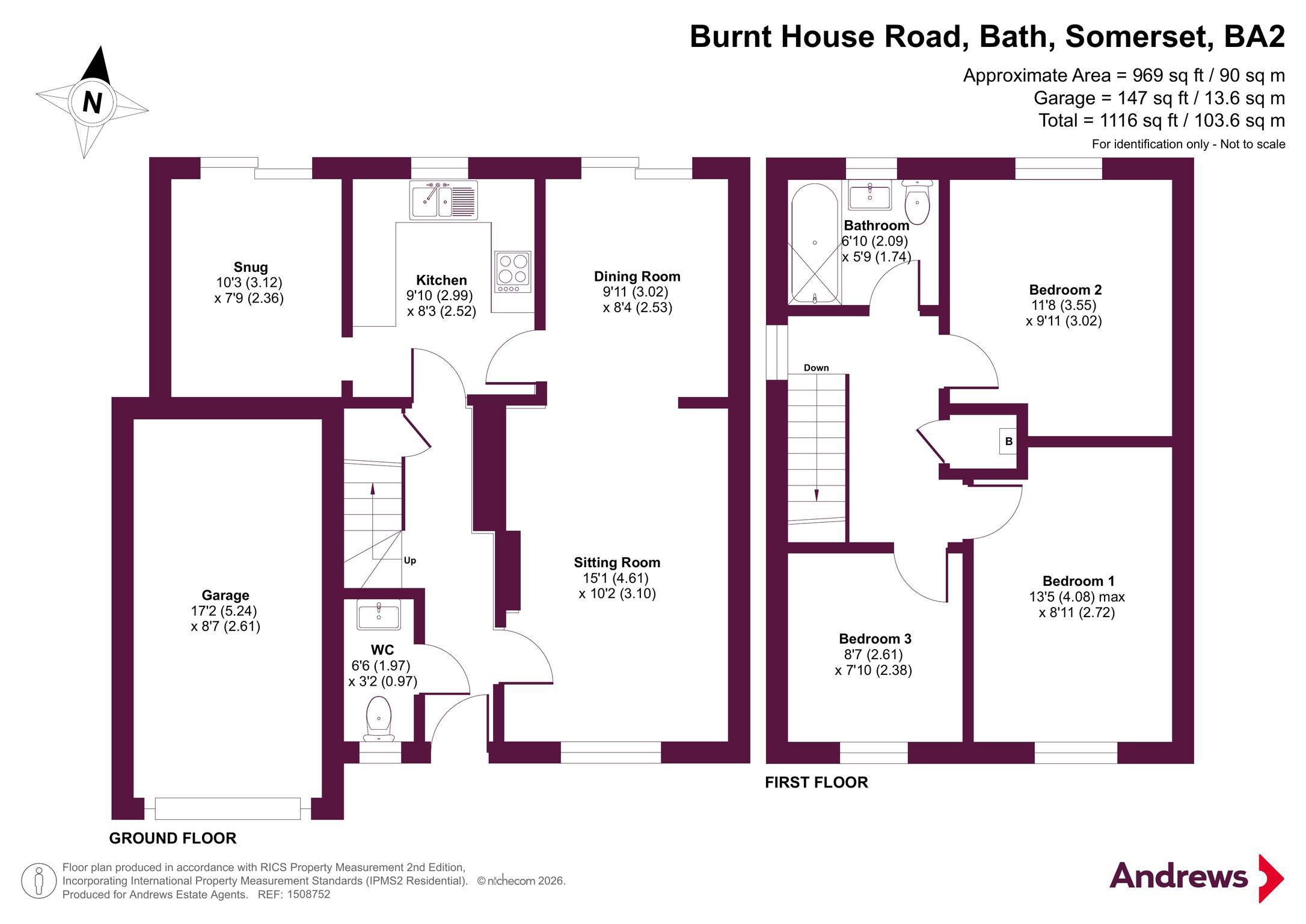 15, Burnt House Road, Somerset floorplan