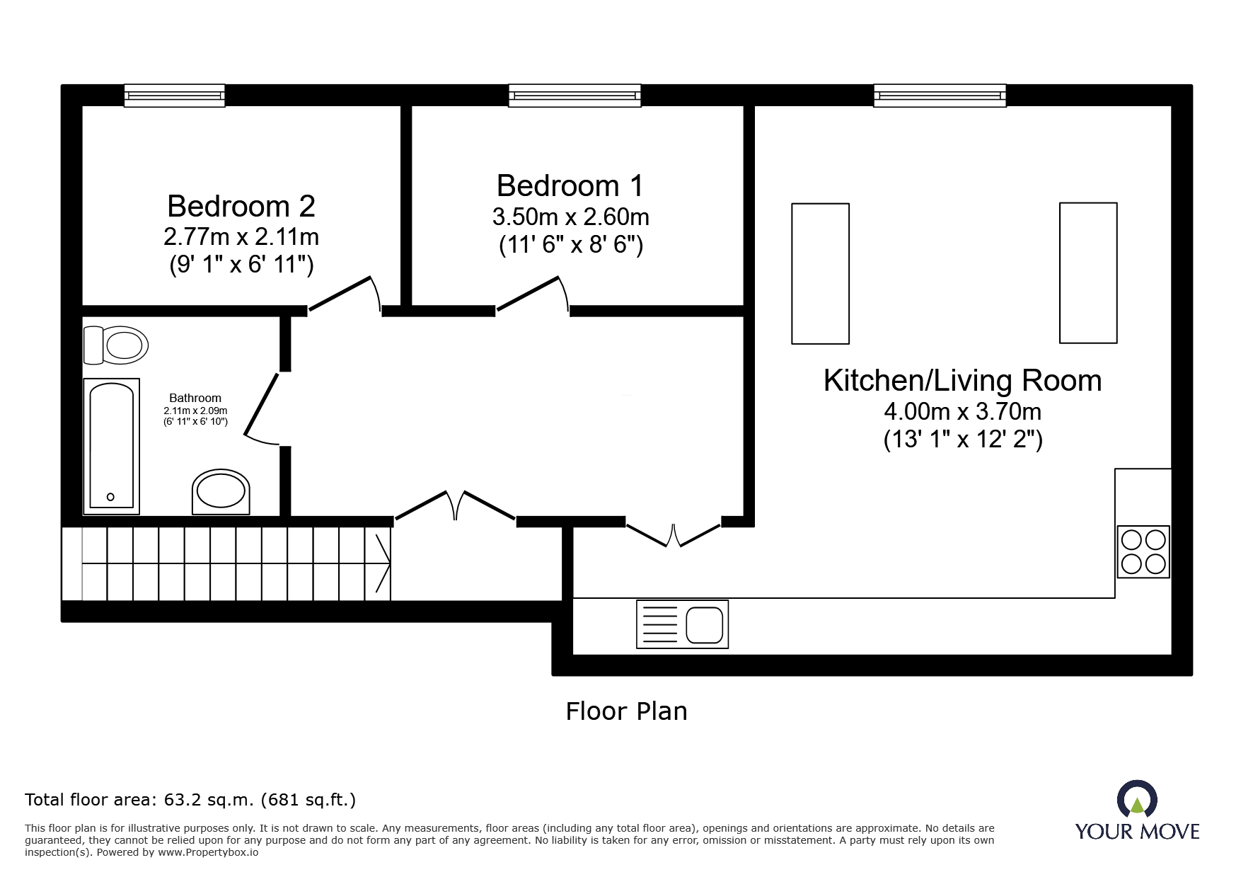 Bishop Street, Leicestershire floorplan
