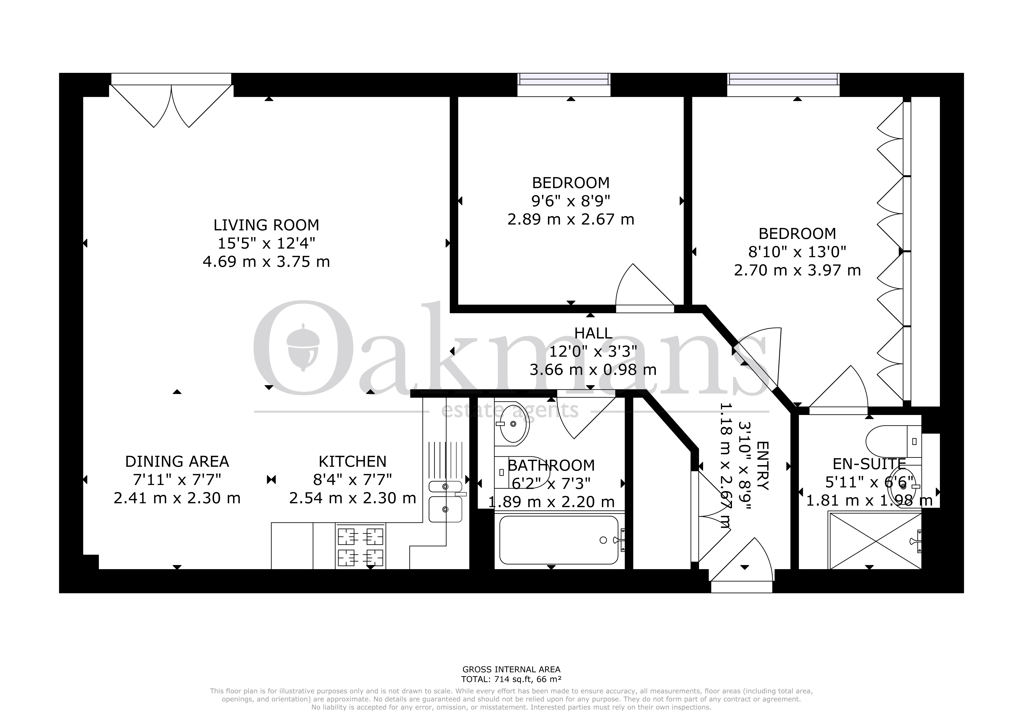 APARTMENT 9, BIRMINGHAM floorplan