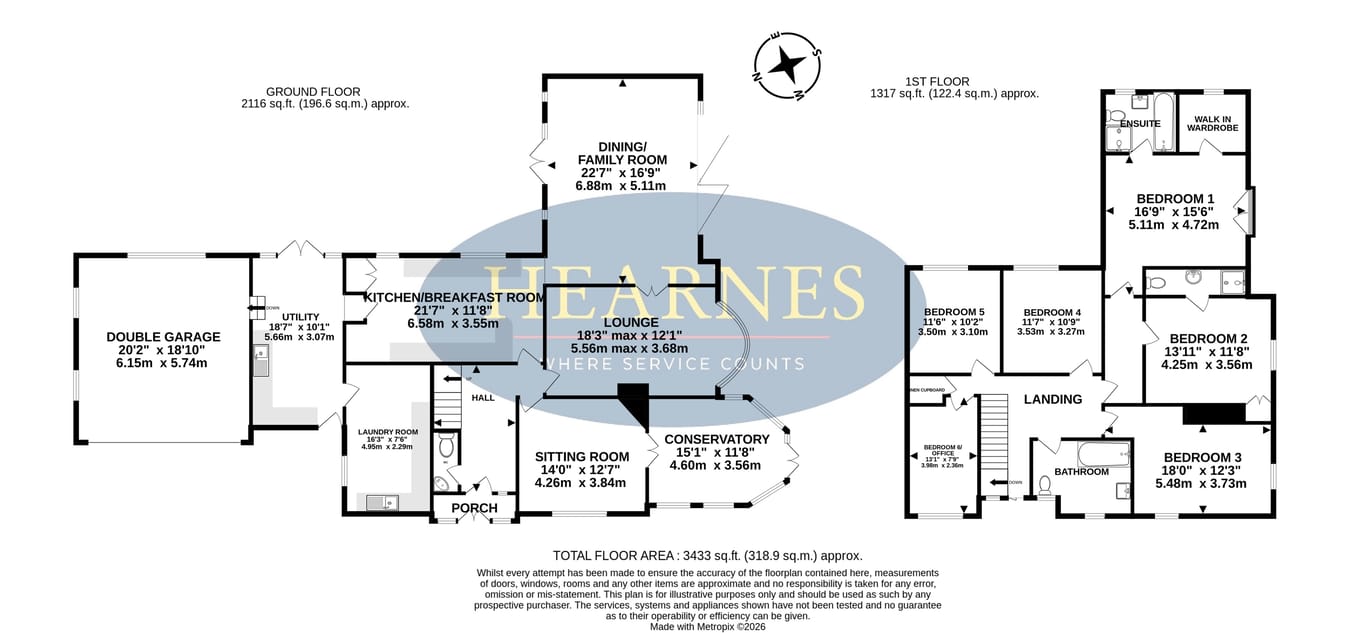 8, Turbary Road, Ferndown floorplan