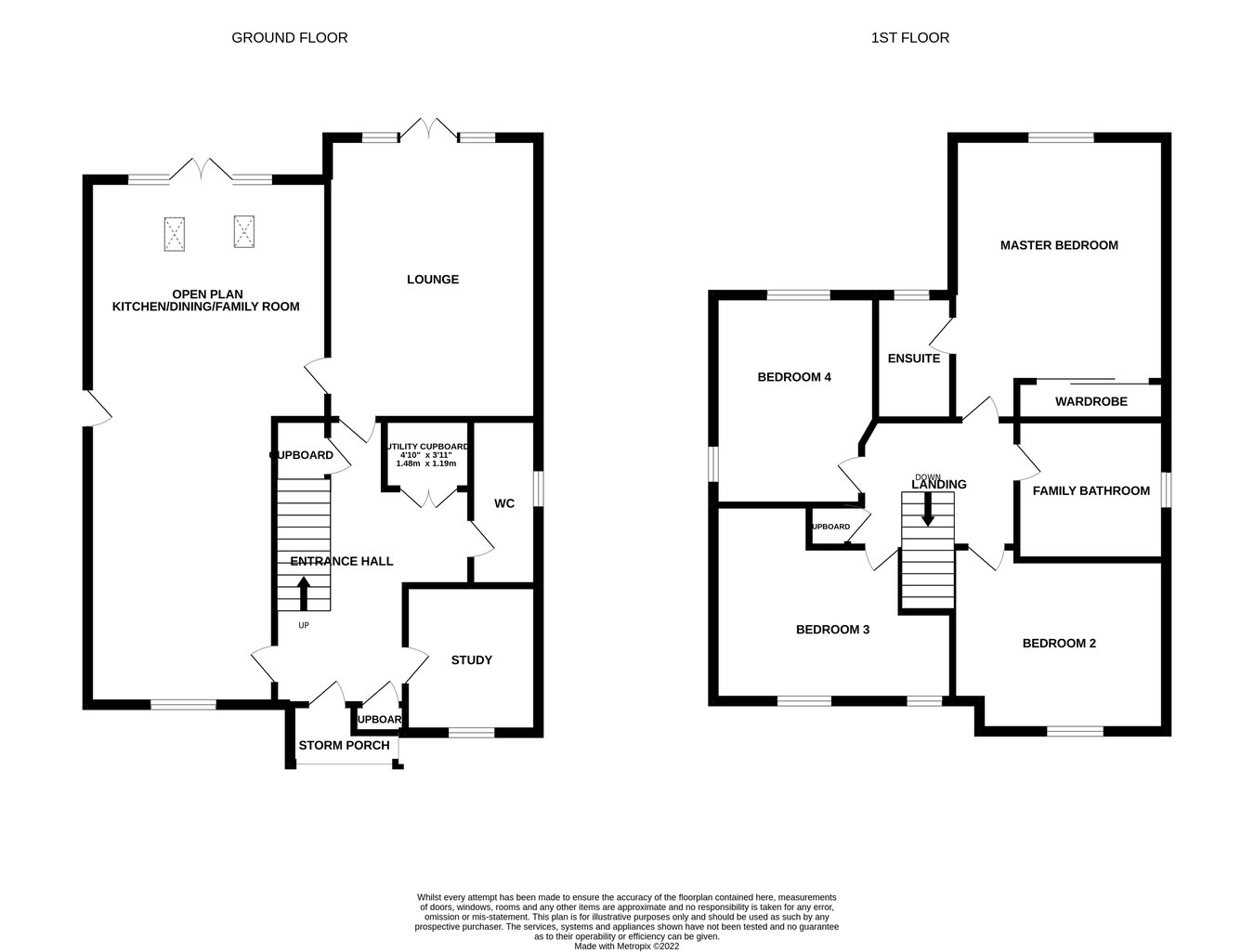 44, Bluebell Road, Tewkesbury floorplan