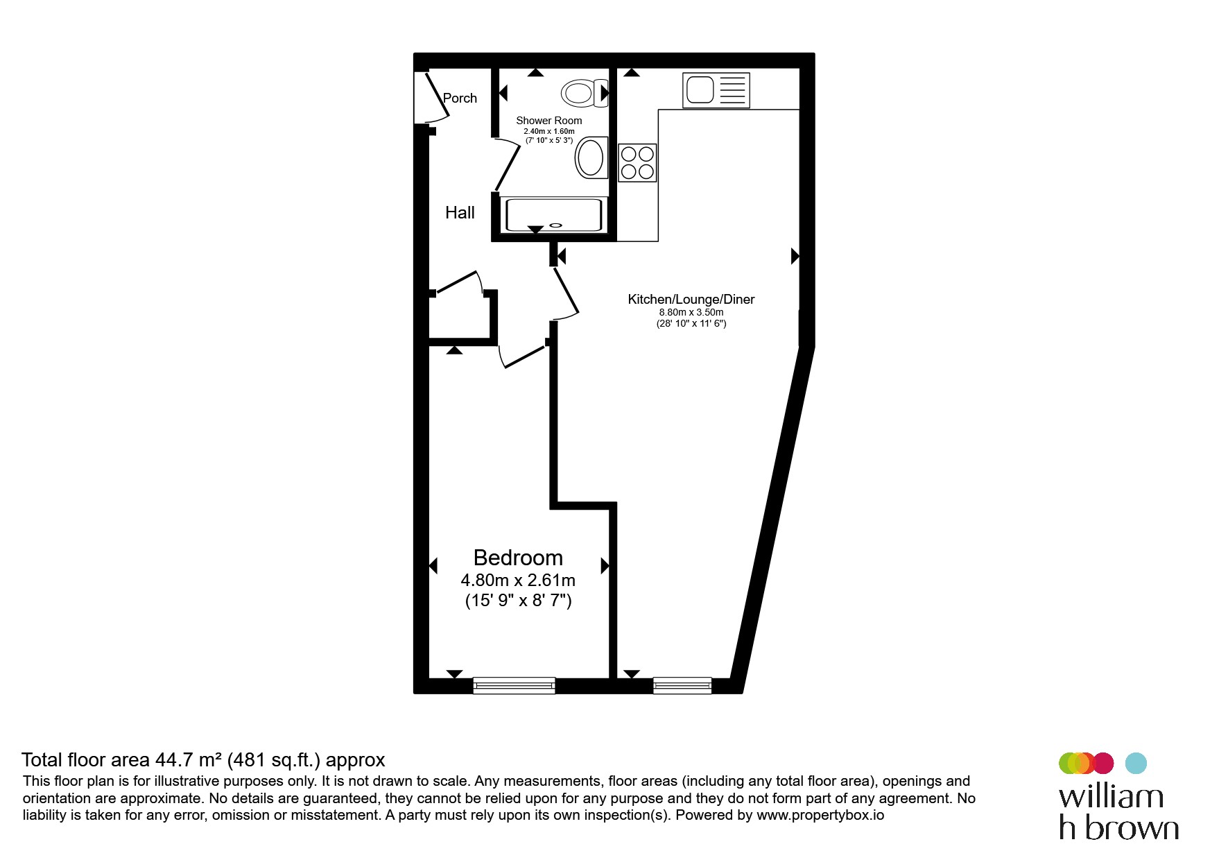 Flat 7, Roth House, 125-127, High Street, BRENTWOOD floorplan
