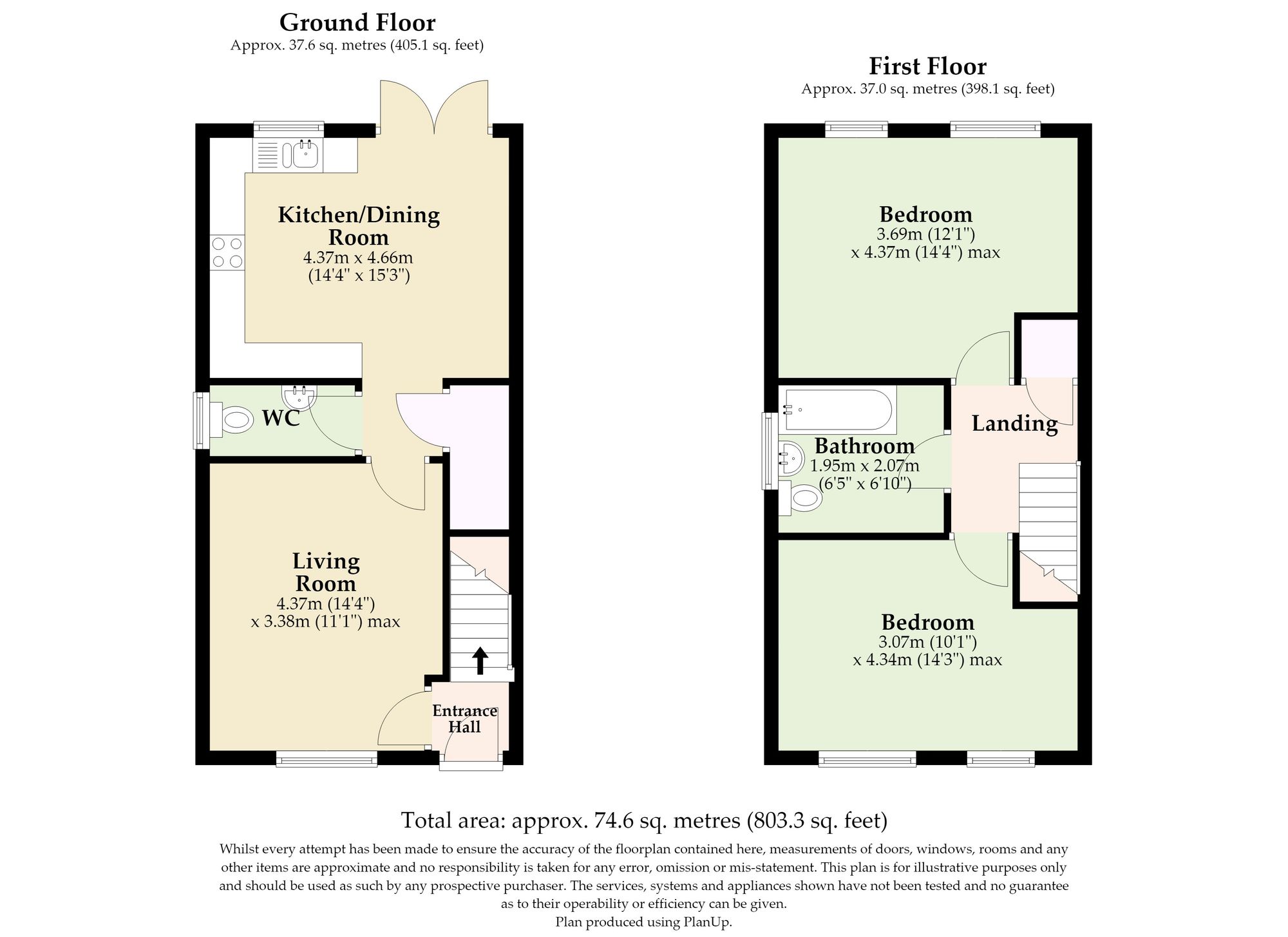 24 Pyes Close, Bury St. Edmunds floorplan