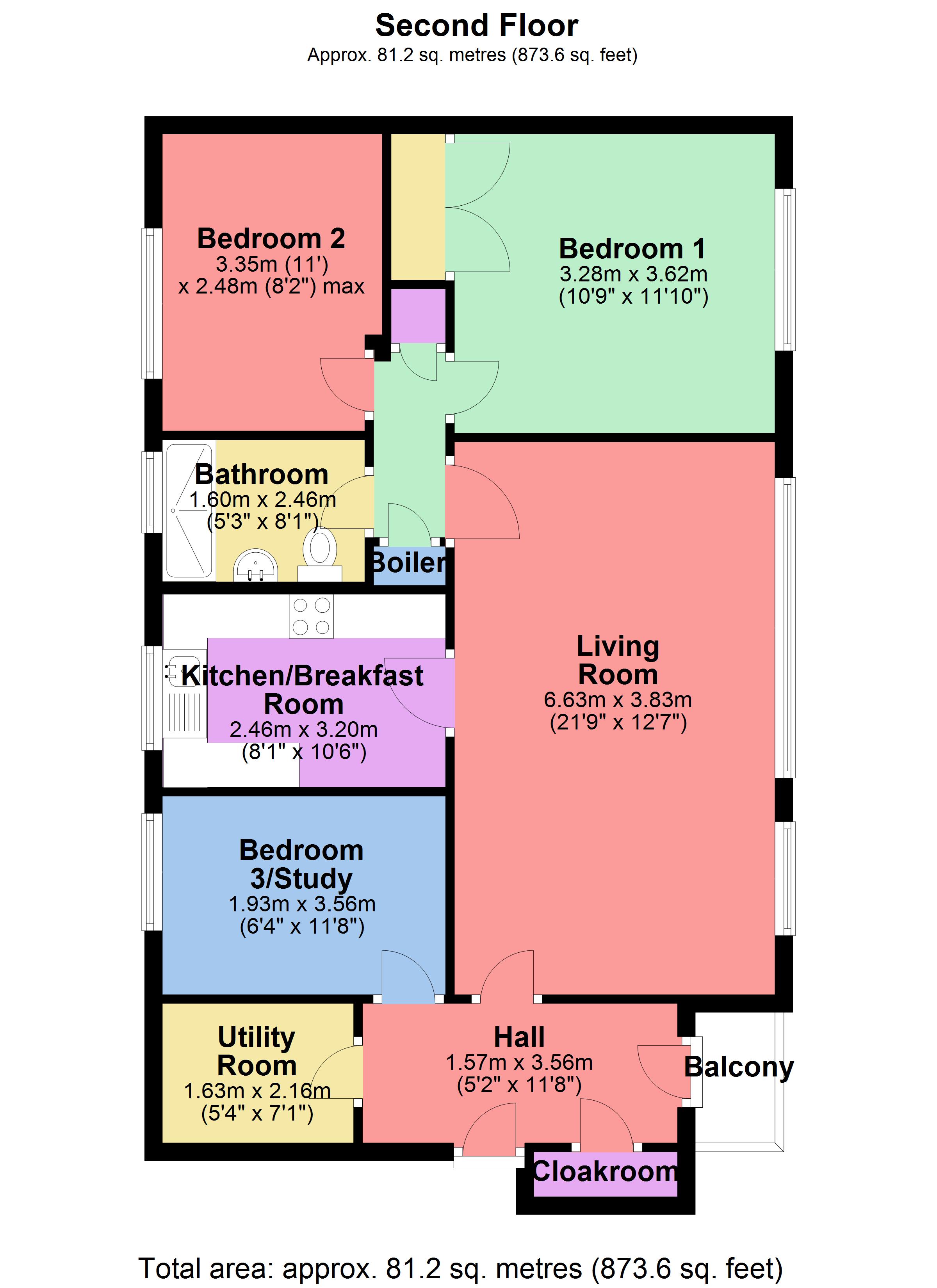 3 Bedrooms Flat for sale in Ivinghoe Road, Bushey, Hertfordshire WD23