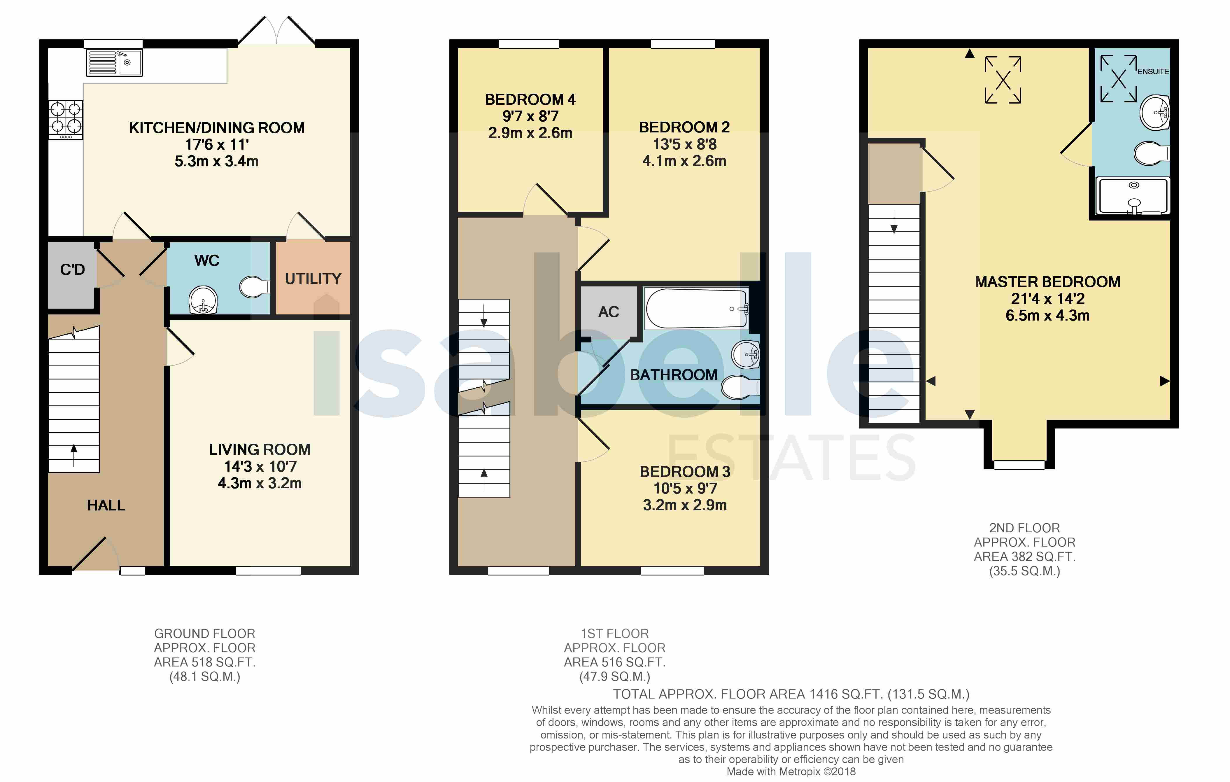 4 Bedrooms End terrace house for sale in Hawthorn Croft, Stotfold SG5