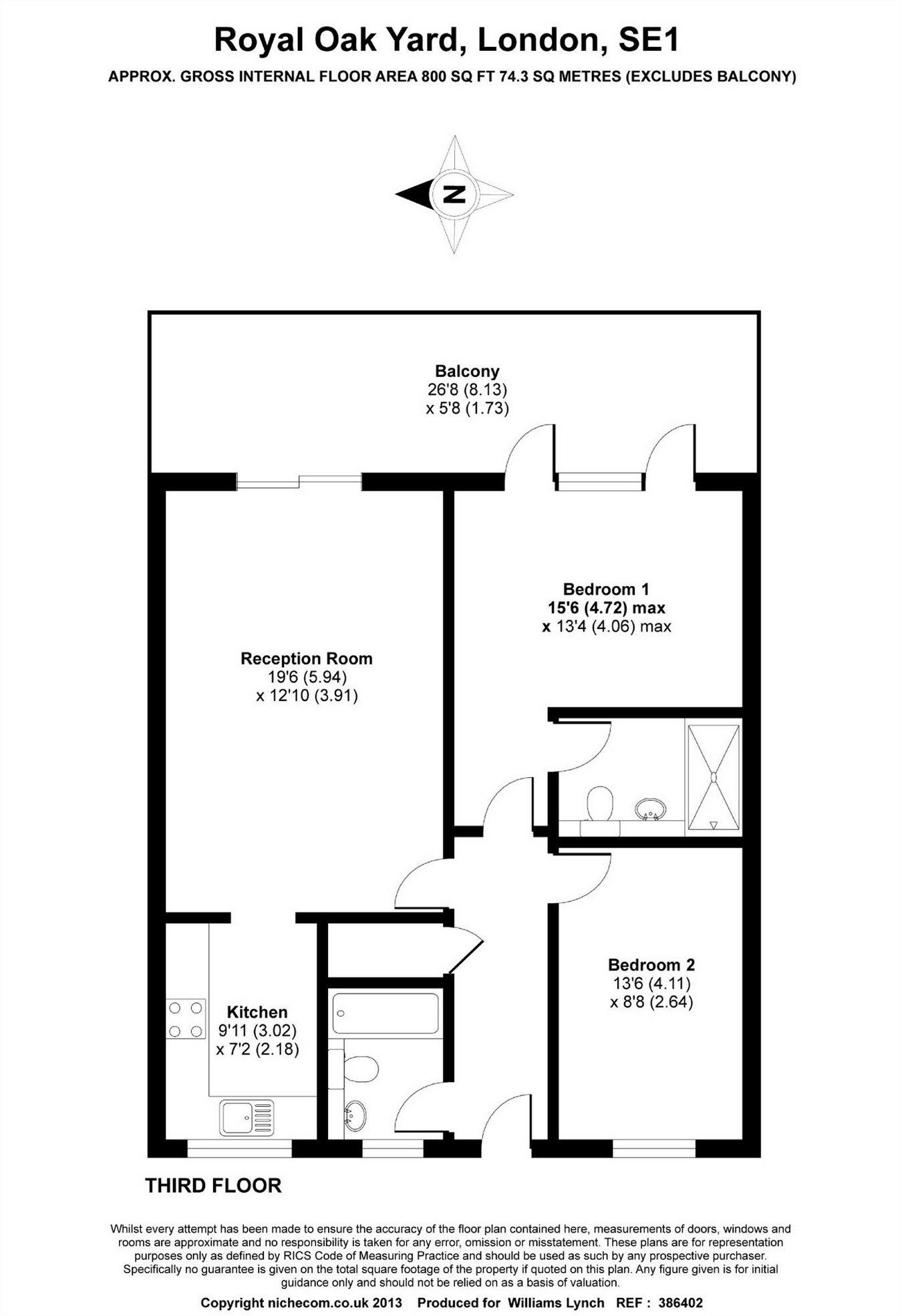 2 Bedrooms Flat to rent in Elm Court, Royal Oak Yard, Bermondsey Street, London Bridge SE1
