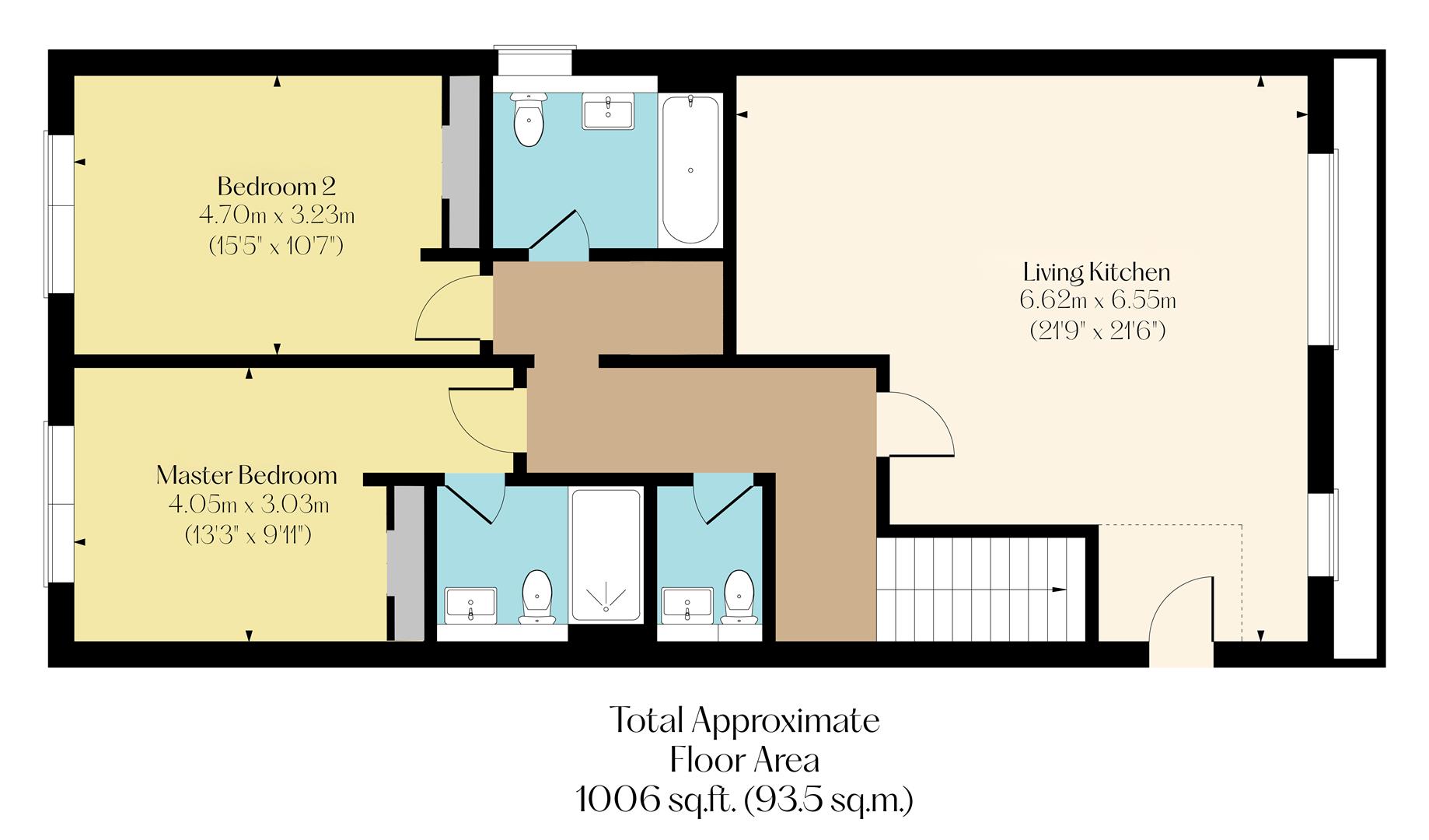 Apartment 3, Botanical House, Rutland Park Road, Sheffield floorplan