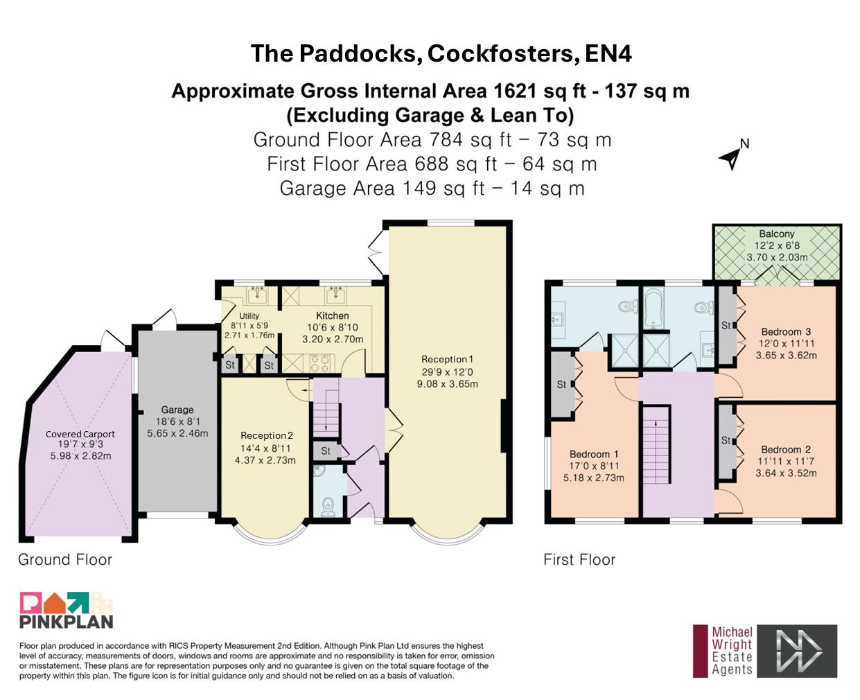 3, The Paddocks, Barnet floorplan