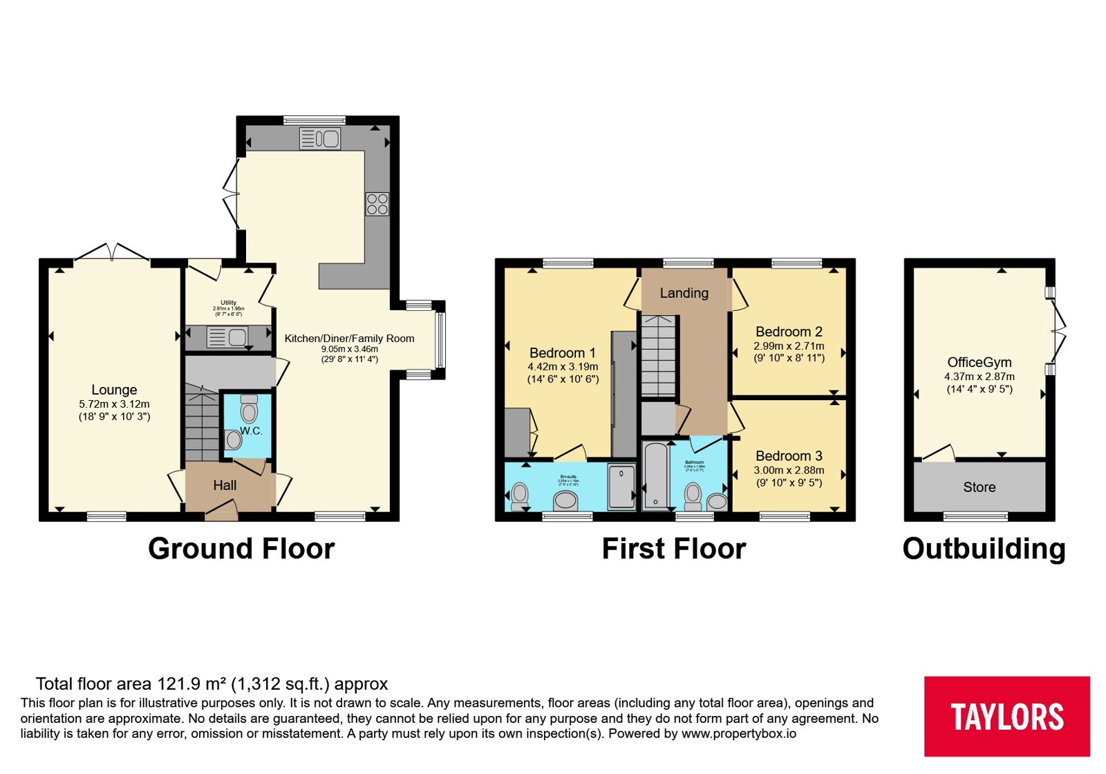 47, Harwood Lane, Shefford floorplan
