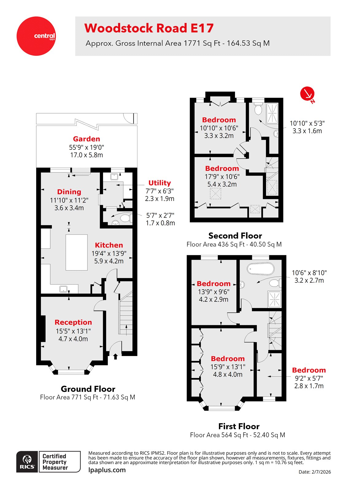 27, Woodstock Road, London floorplan