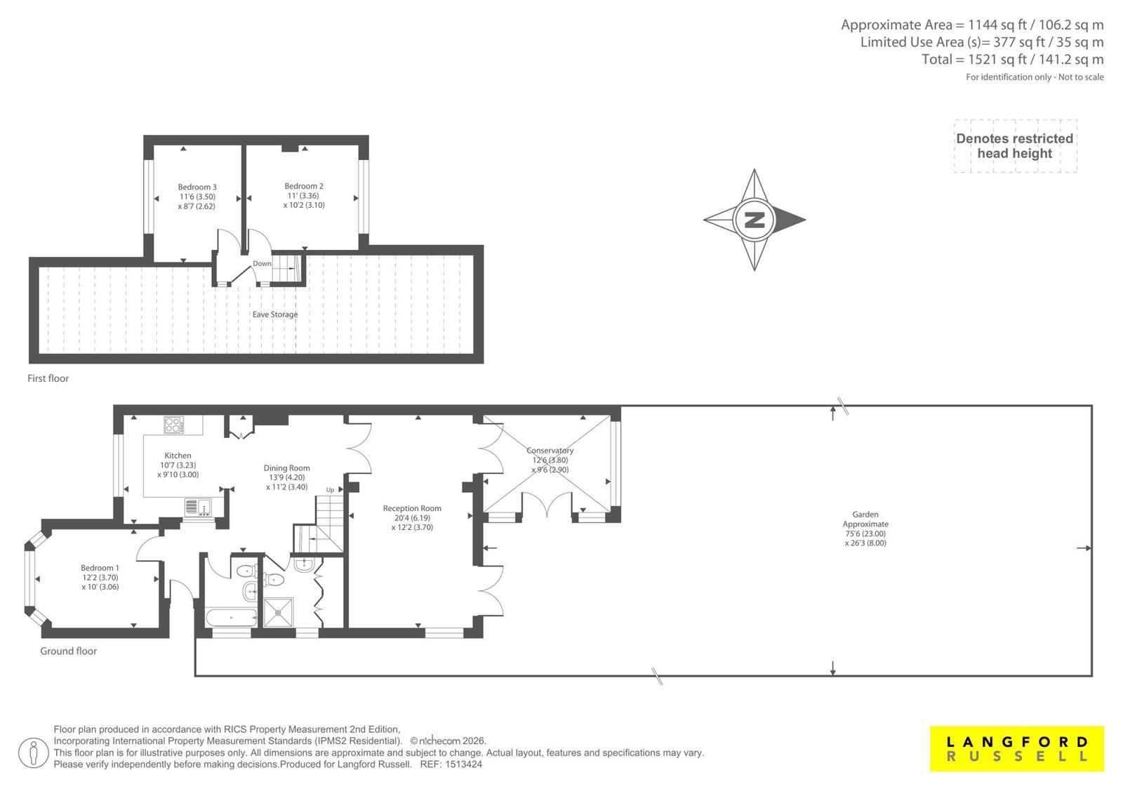 8, Rollo Road, Swanley floorplan