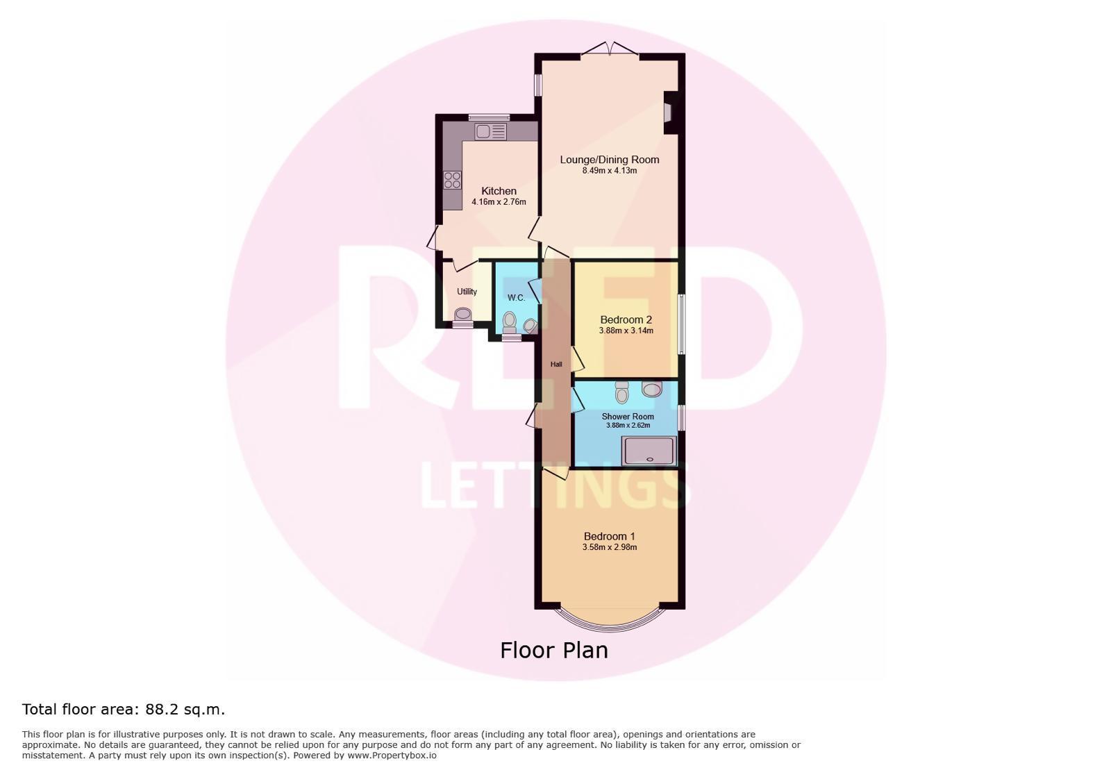 221, Westbourne Grove, Westcliff On Sea floorplan