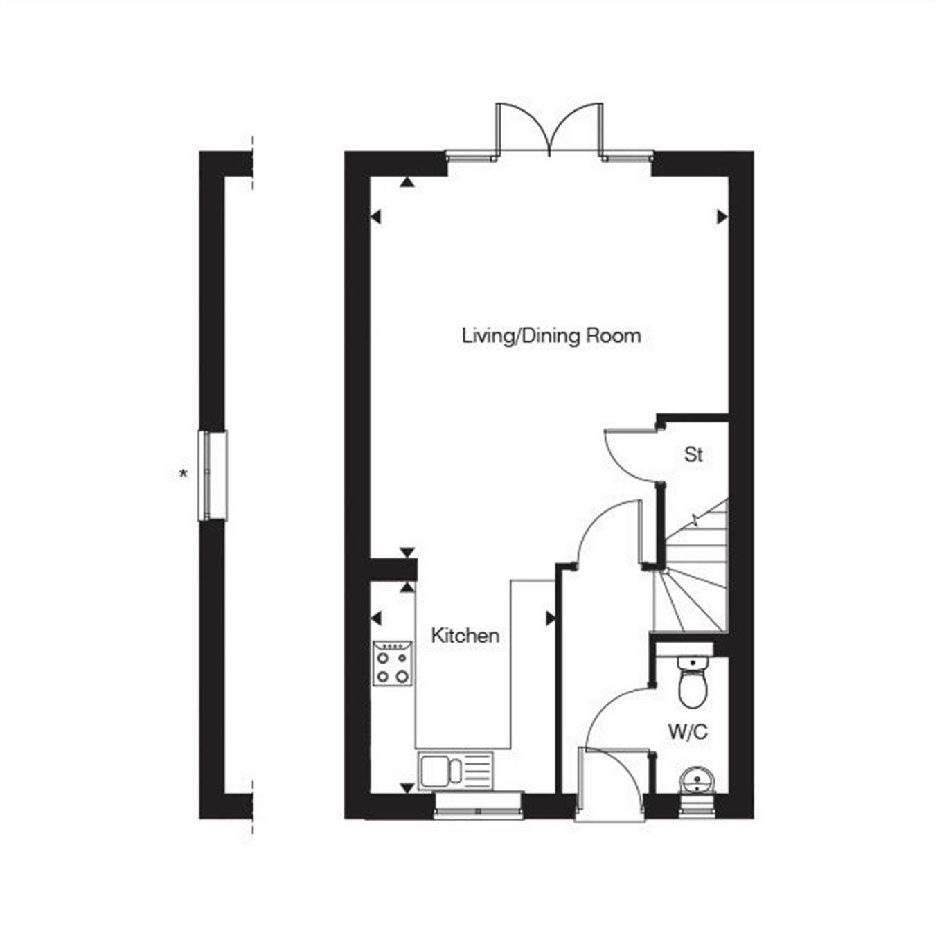 3 Bedrooms Semi-detached house for sale in The Stockwood, Manor House Park, Biddenham MK40