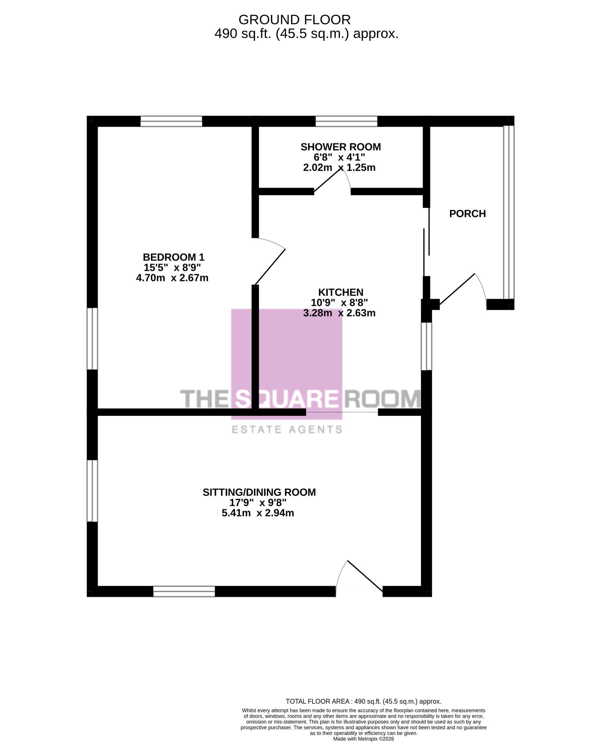 22, Skerryvore Caravan Park, South Shore floorplan