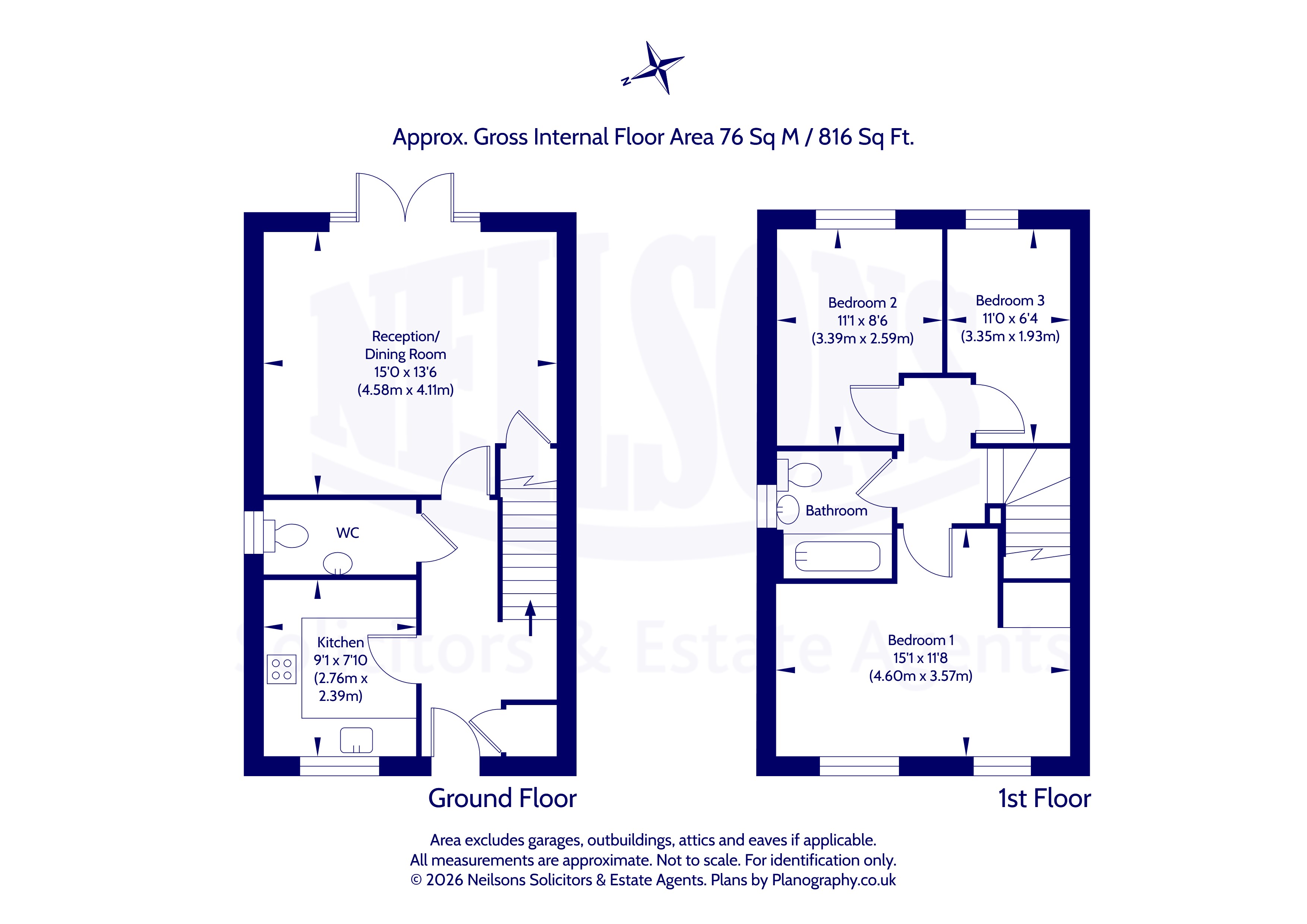 34, Falkland Drive, Penicuik floorplan