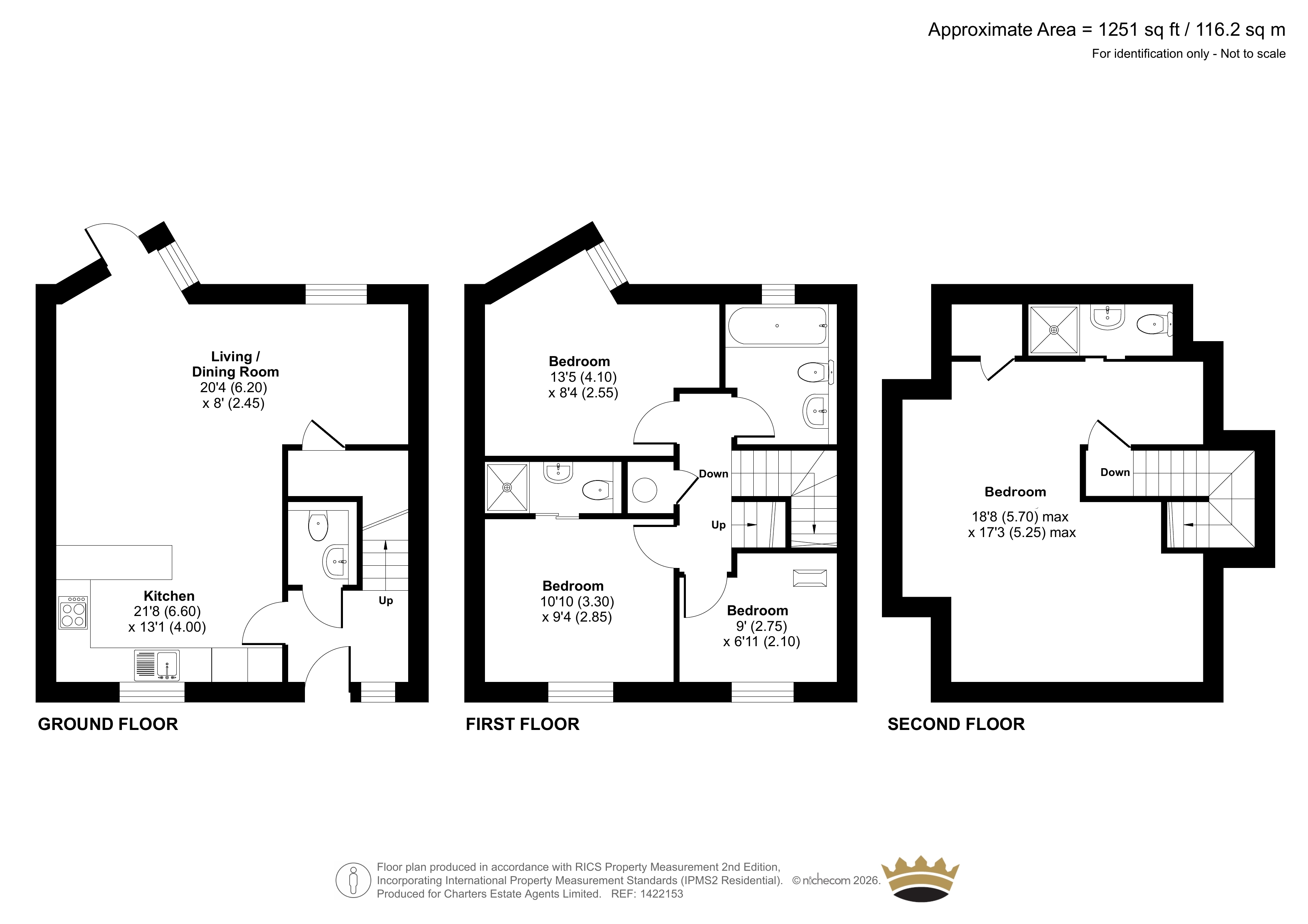 2 Palace Court House,, Brook Street, Southampton floorplan