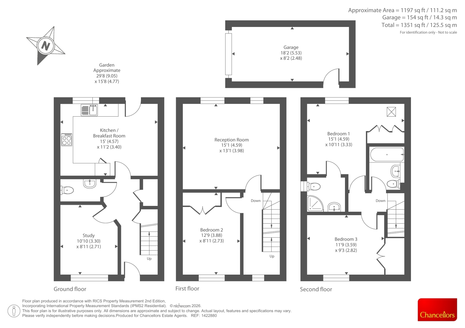 52, Westcote Close, Witney floorplan