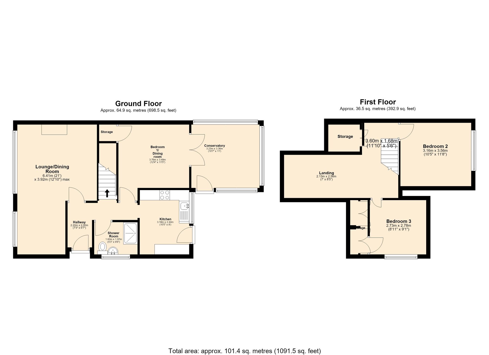 14 Hollins Avenue, Burnley floorplan