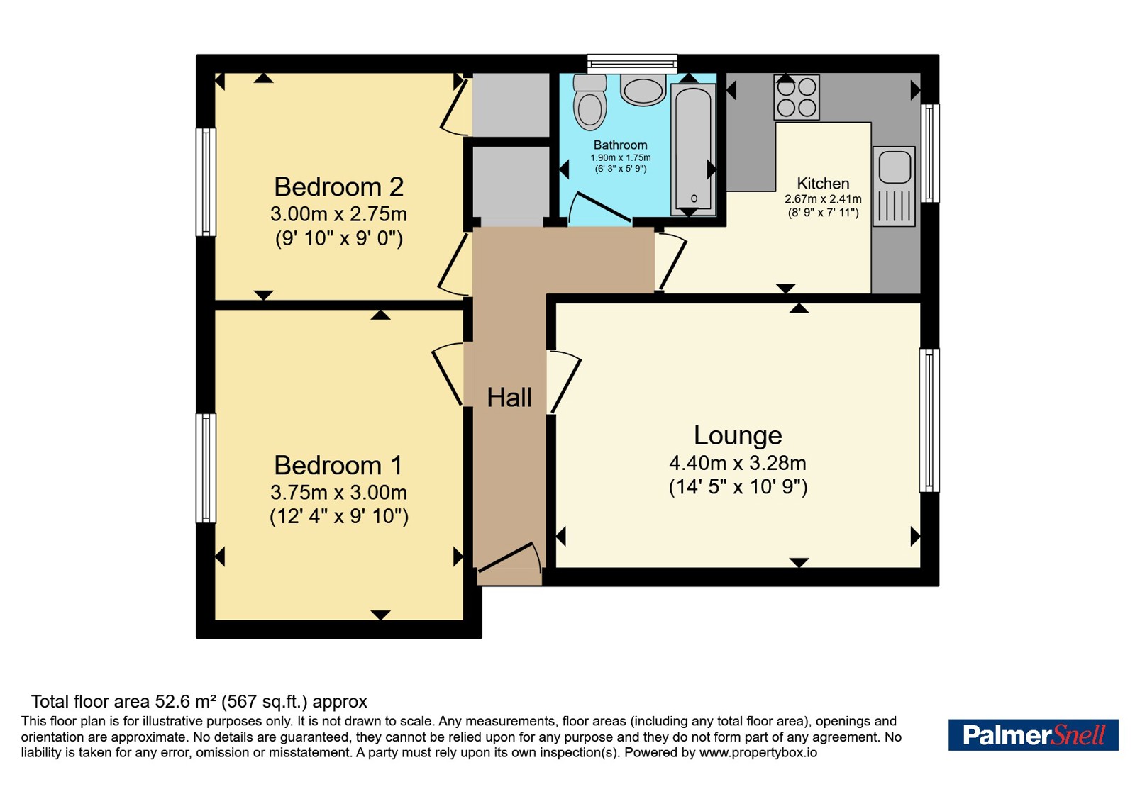 Galloway Road, Dorset floorplan