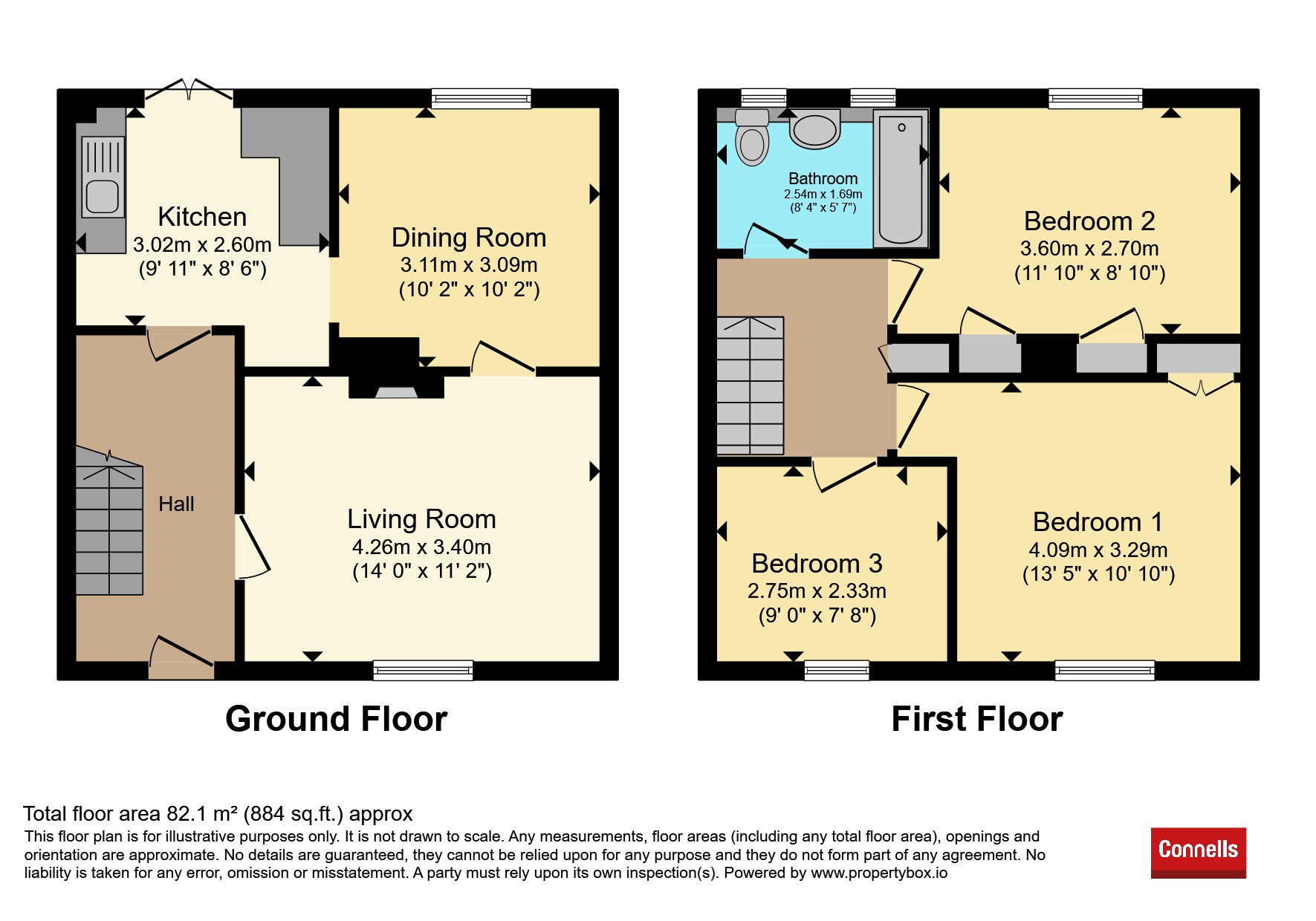 179, Four Acres, Bristol floorplan