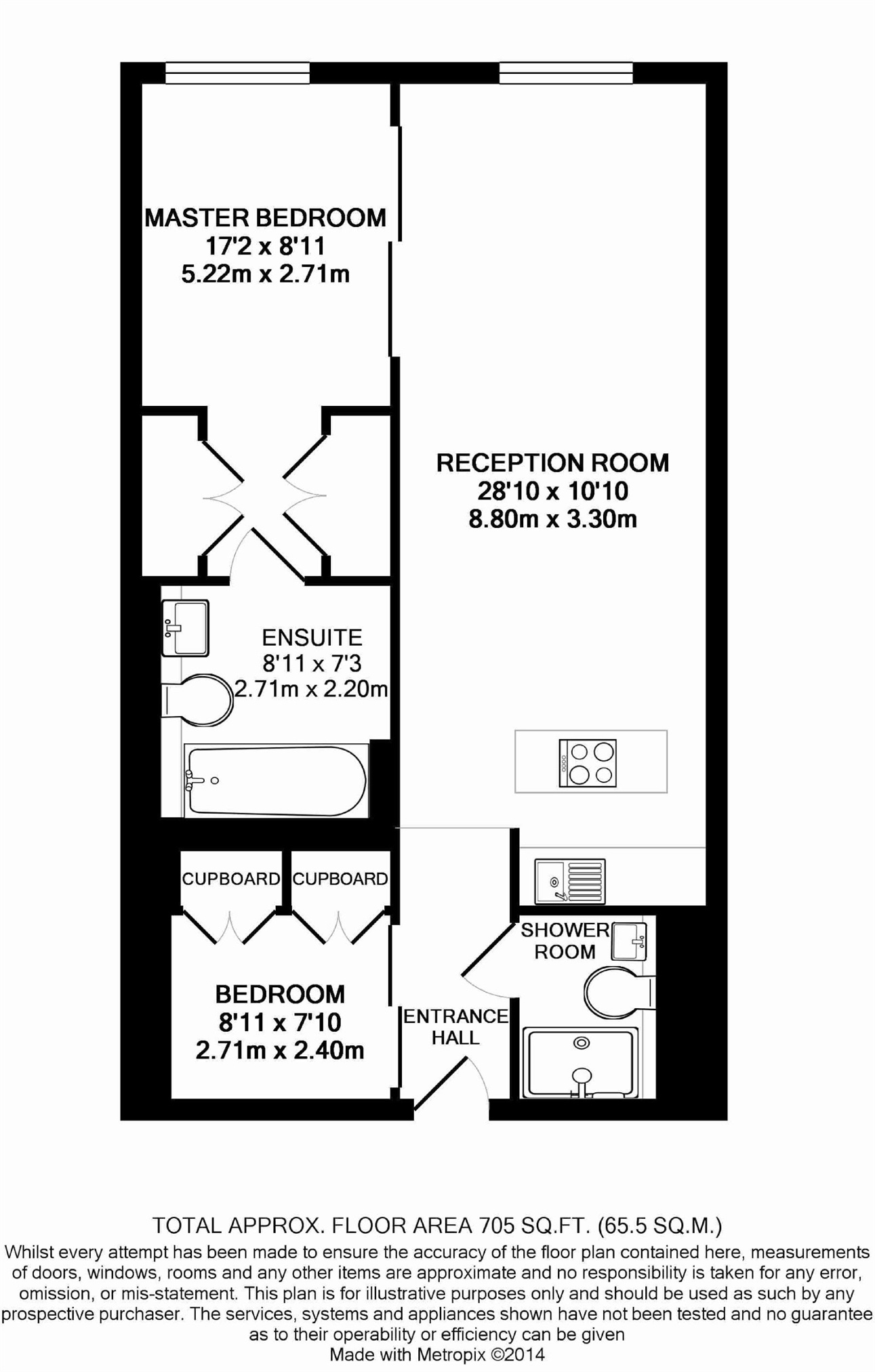 509, Marconi House, London floorplan