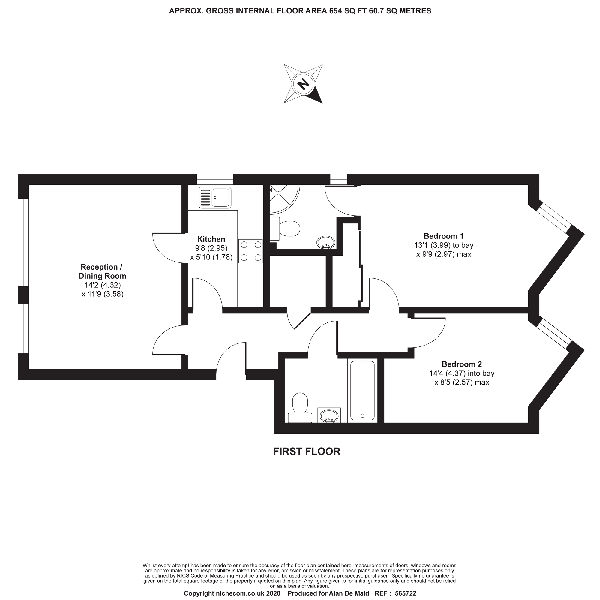 Unknown, Bromley floorplan