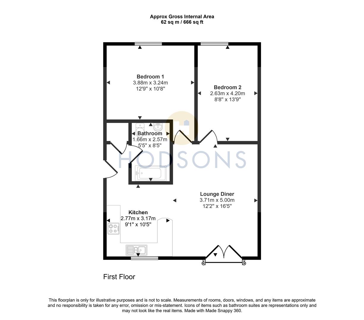 82b, Broadowler Lane, Wakefield floorplan