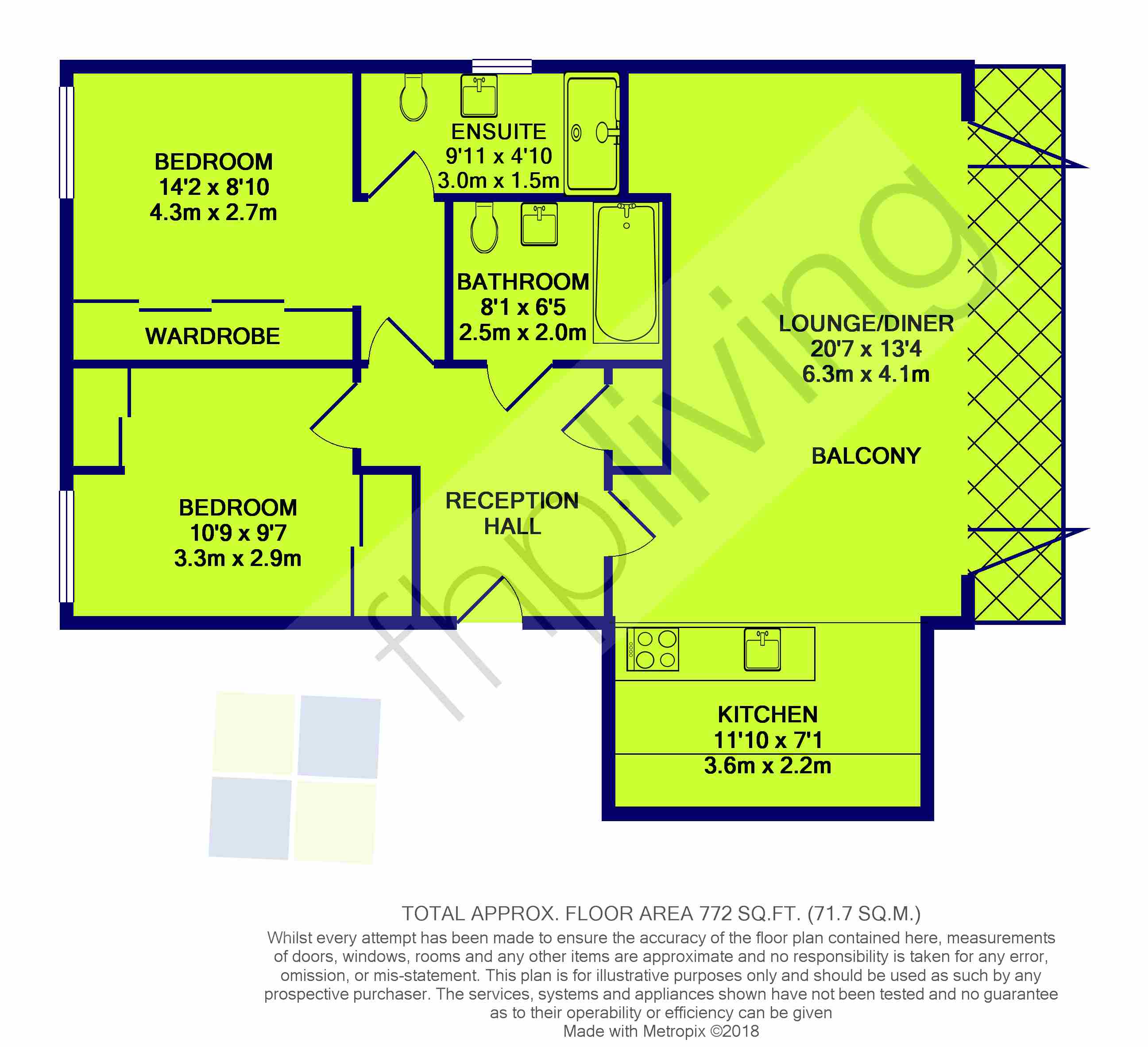 2 Bedrooms Flat for sale in Balmoral Avenue, West Bridgford, Nottingham NG2