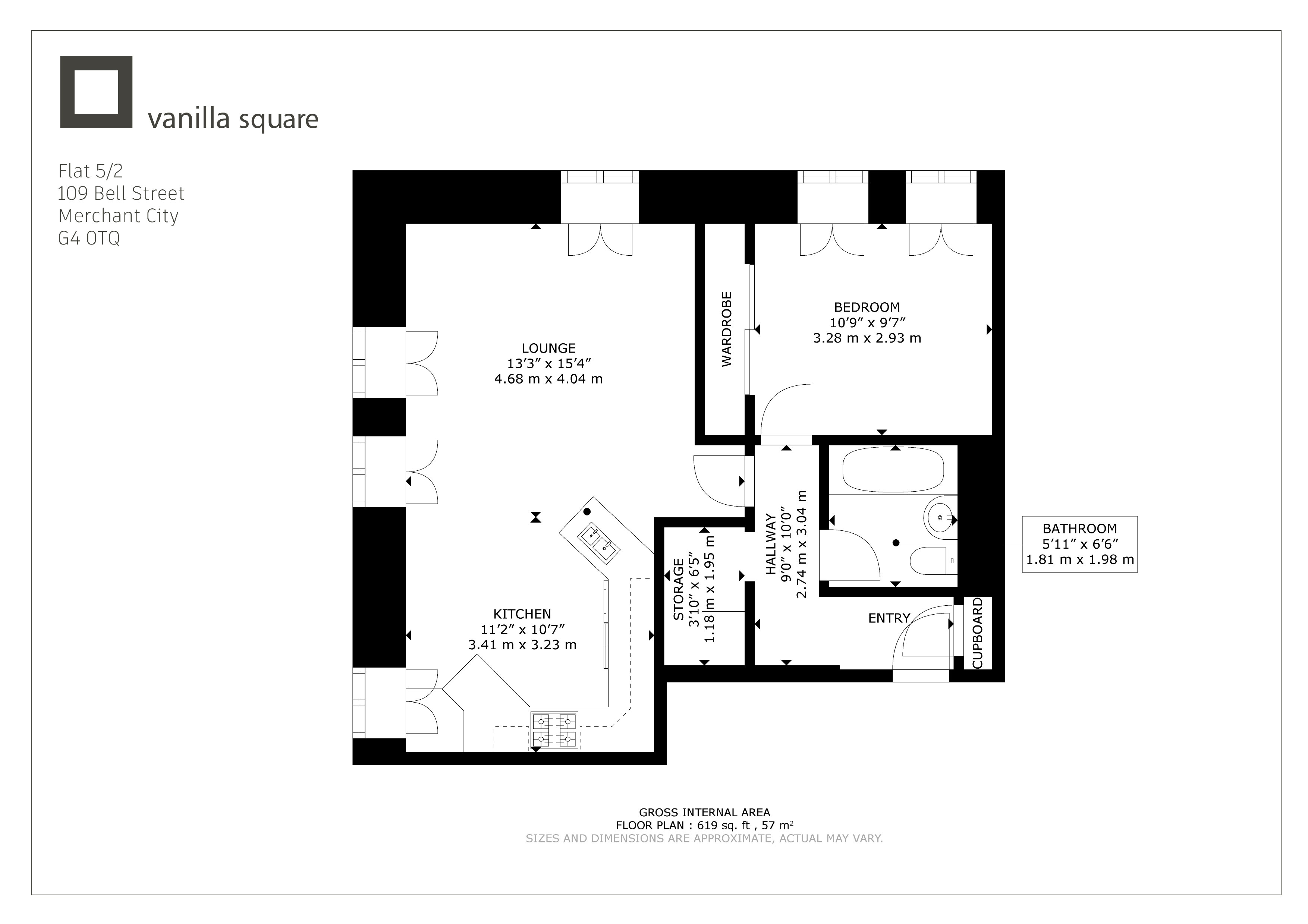 Bell Street, Glasgow floorplan