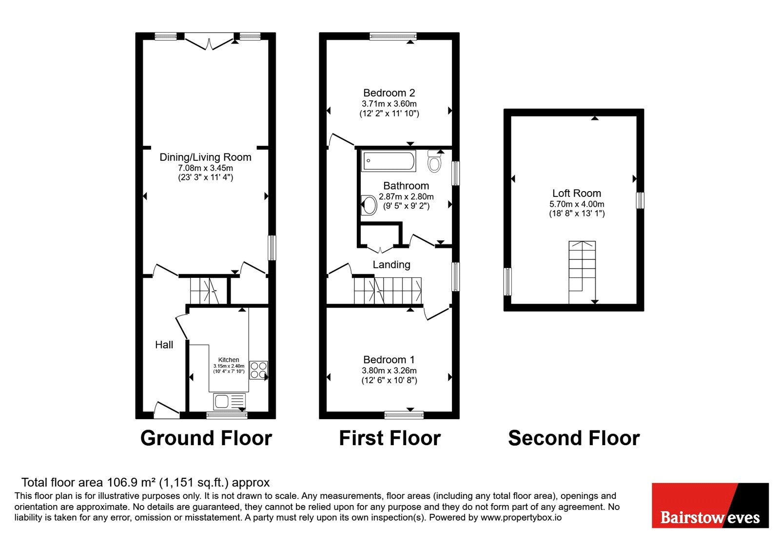 113, Walsall Road, Cannock floorplan