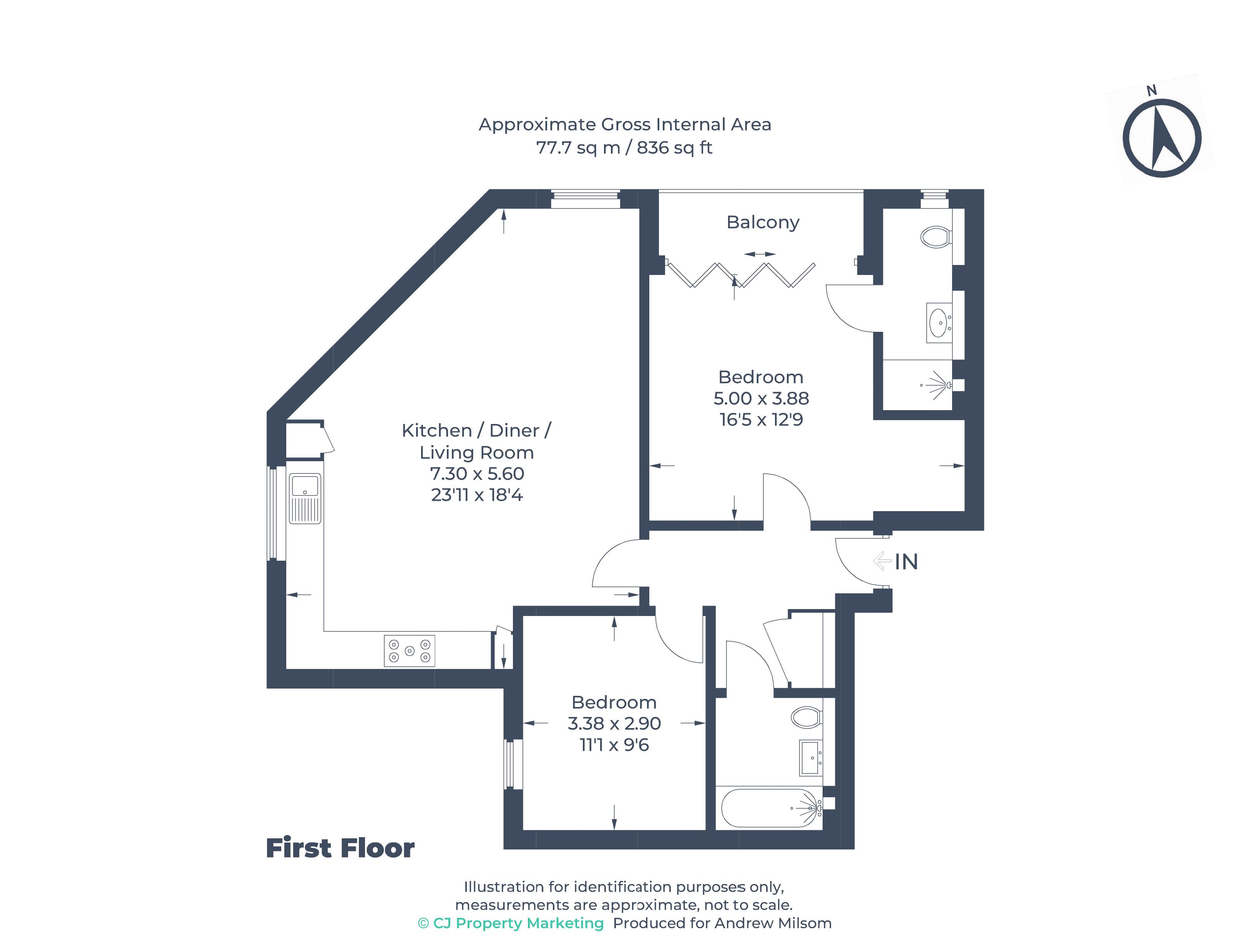 58, Old Kiln Road, High Wycombe floorplan