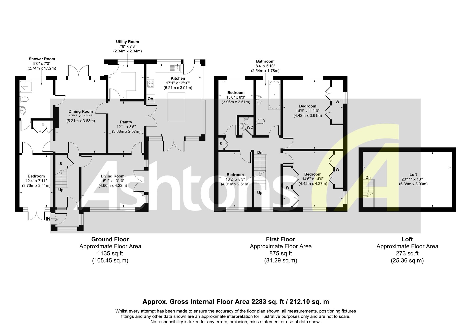 2 Highfield Road, Widnes floorplan