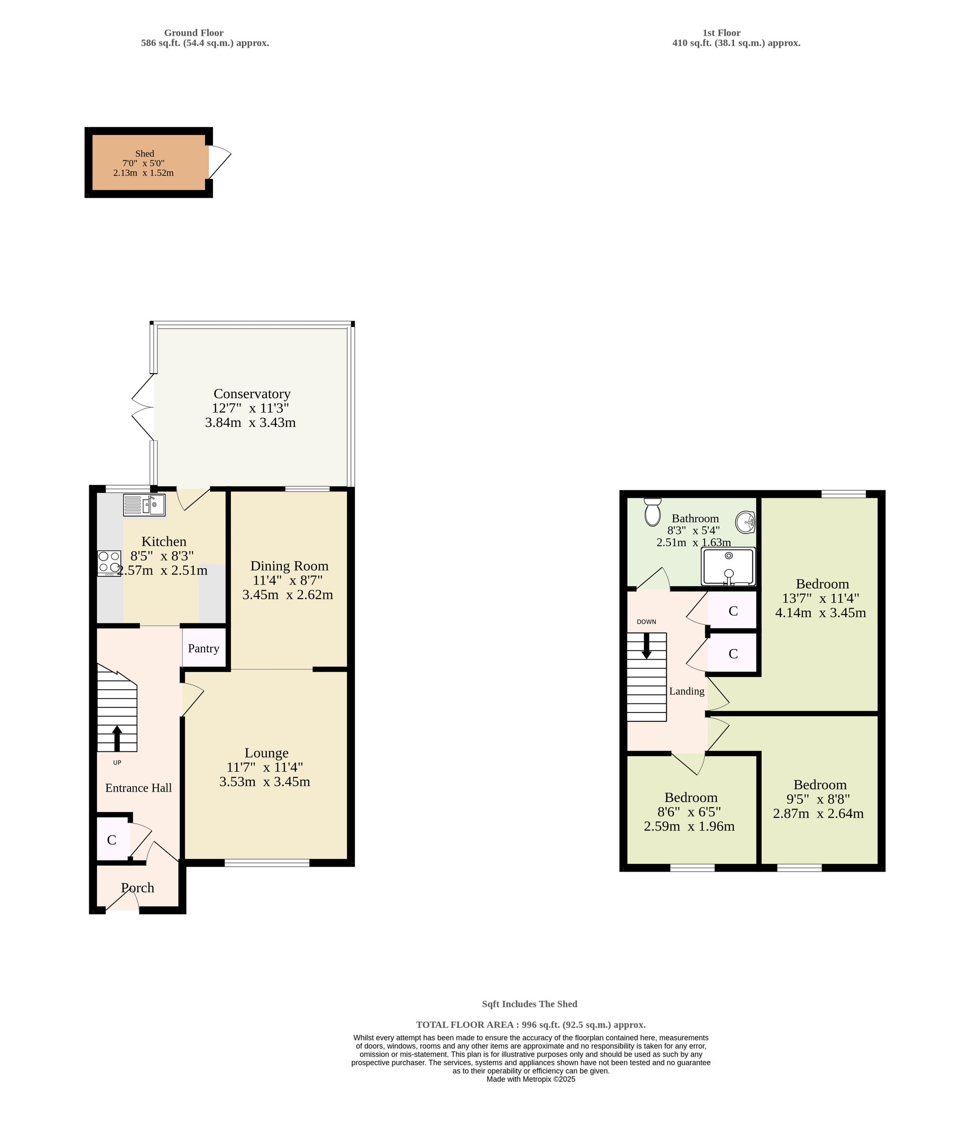 7 Mountbatten Way, Great Yarmouth floorplan