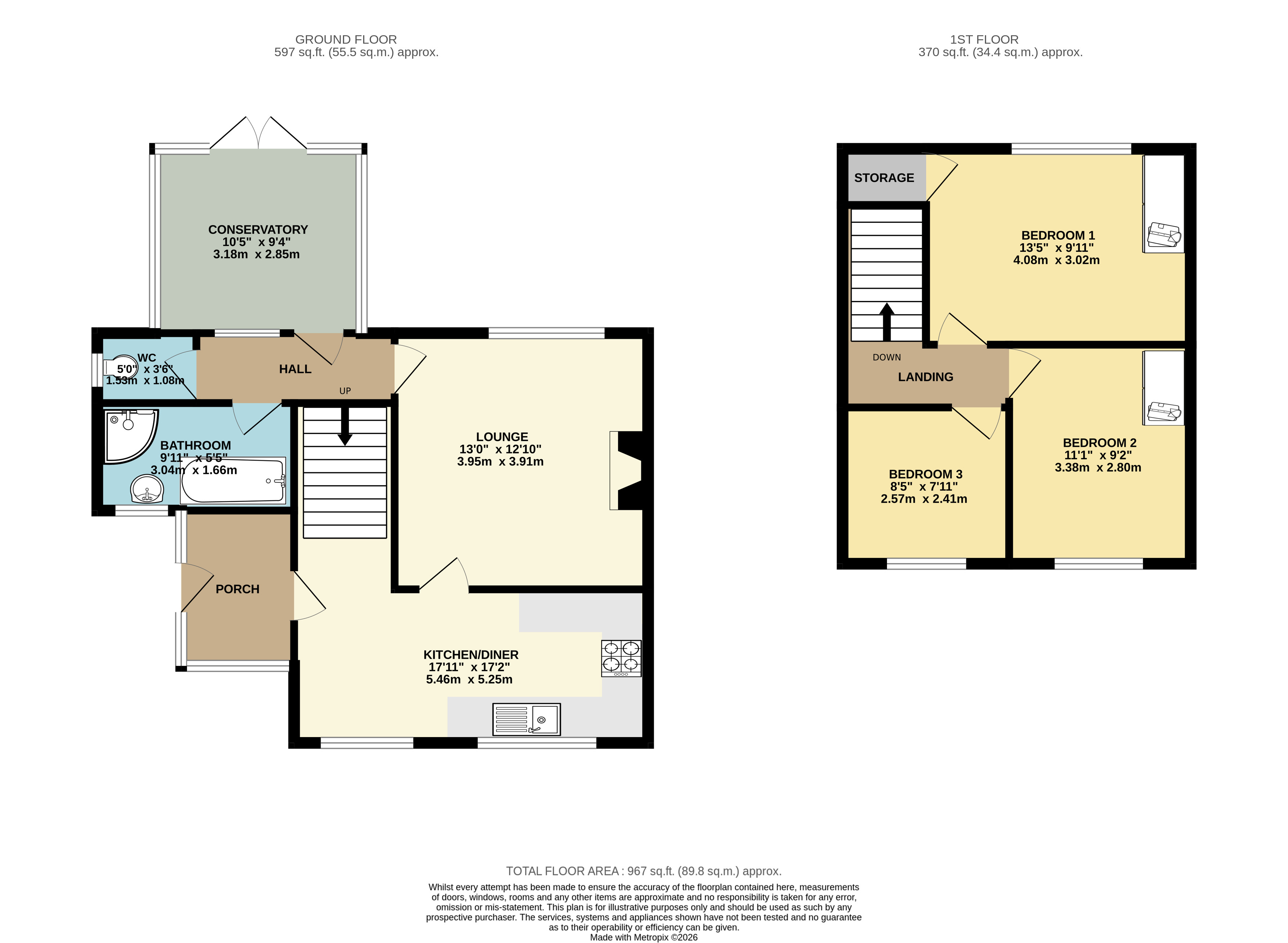 4 Council House, Fenside Road, Spilsby floorplan