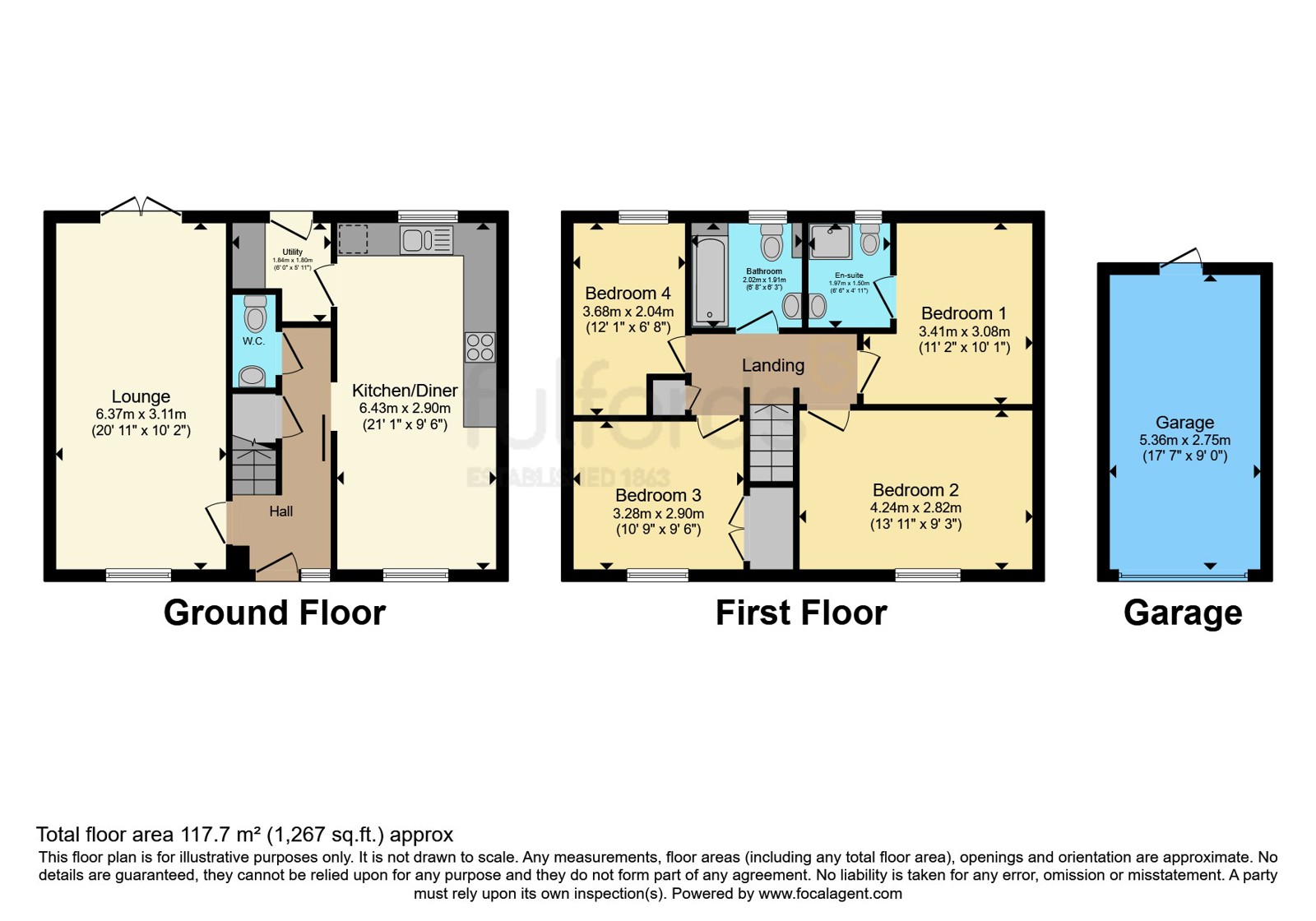 7, Millin Way, Dawlish floorplan