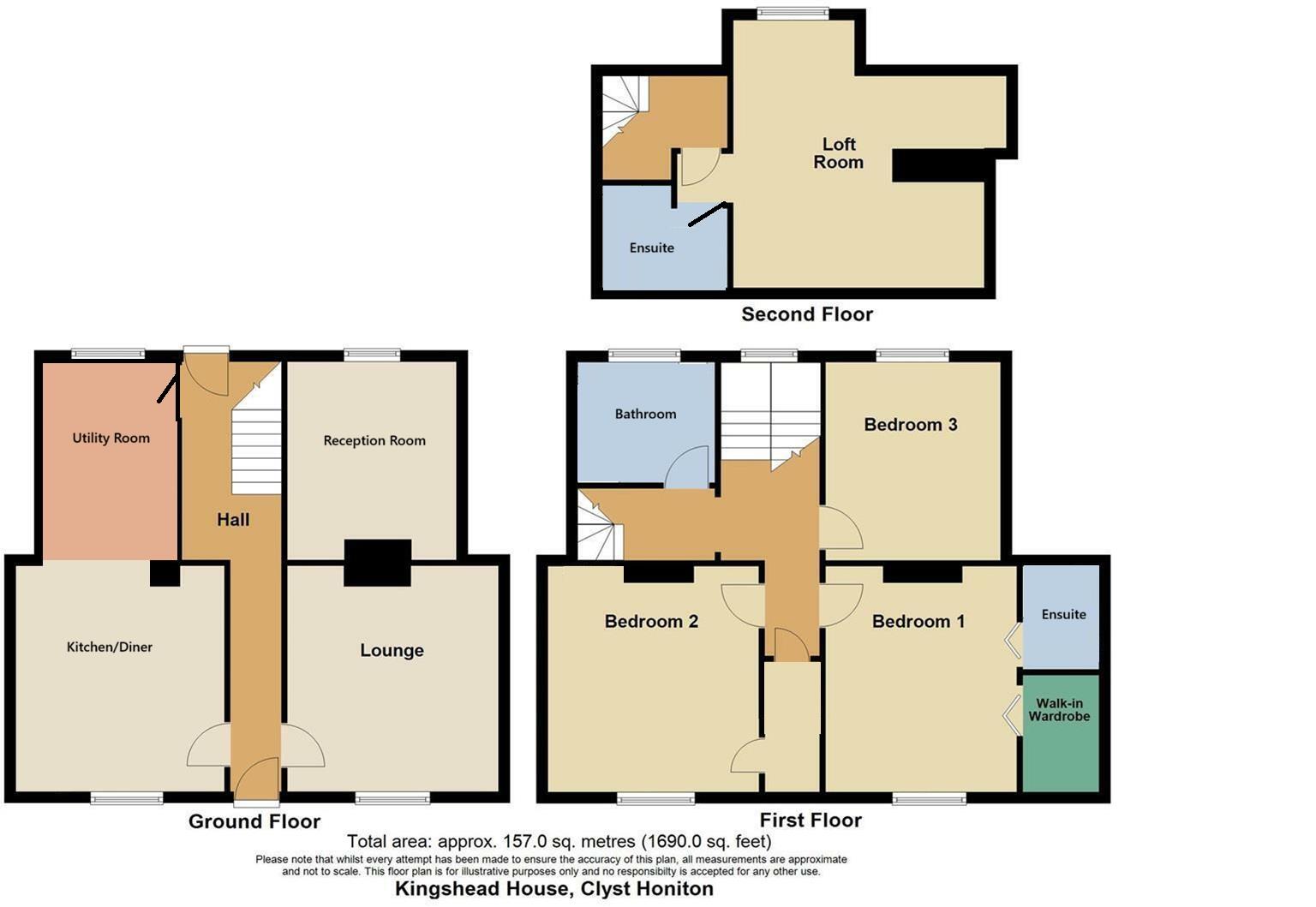 Kingshead House, Clyst Honiton, Exeter floorplan