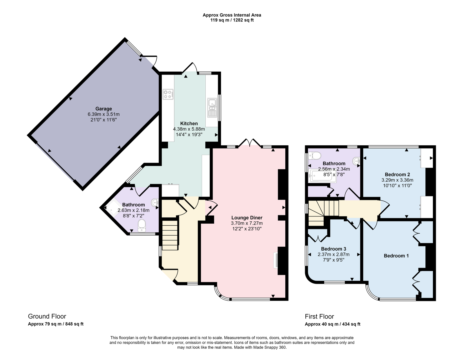 Melrose Crescent, Orpington floorplan