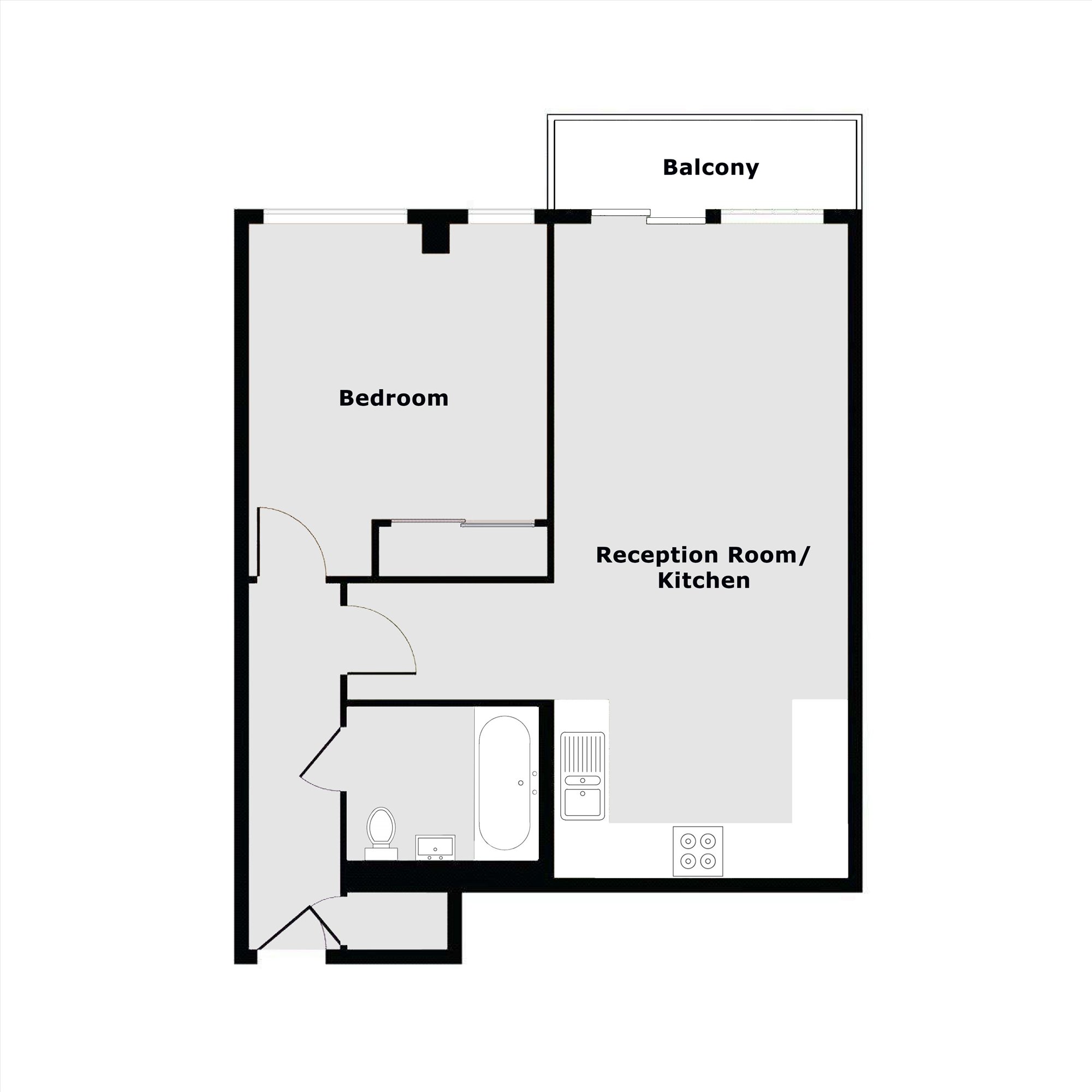 869, Kestrel House, London floorplan