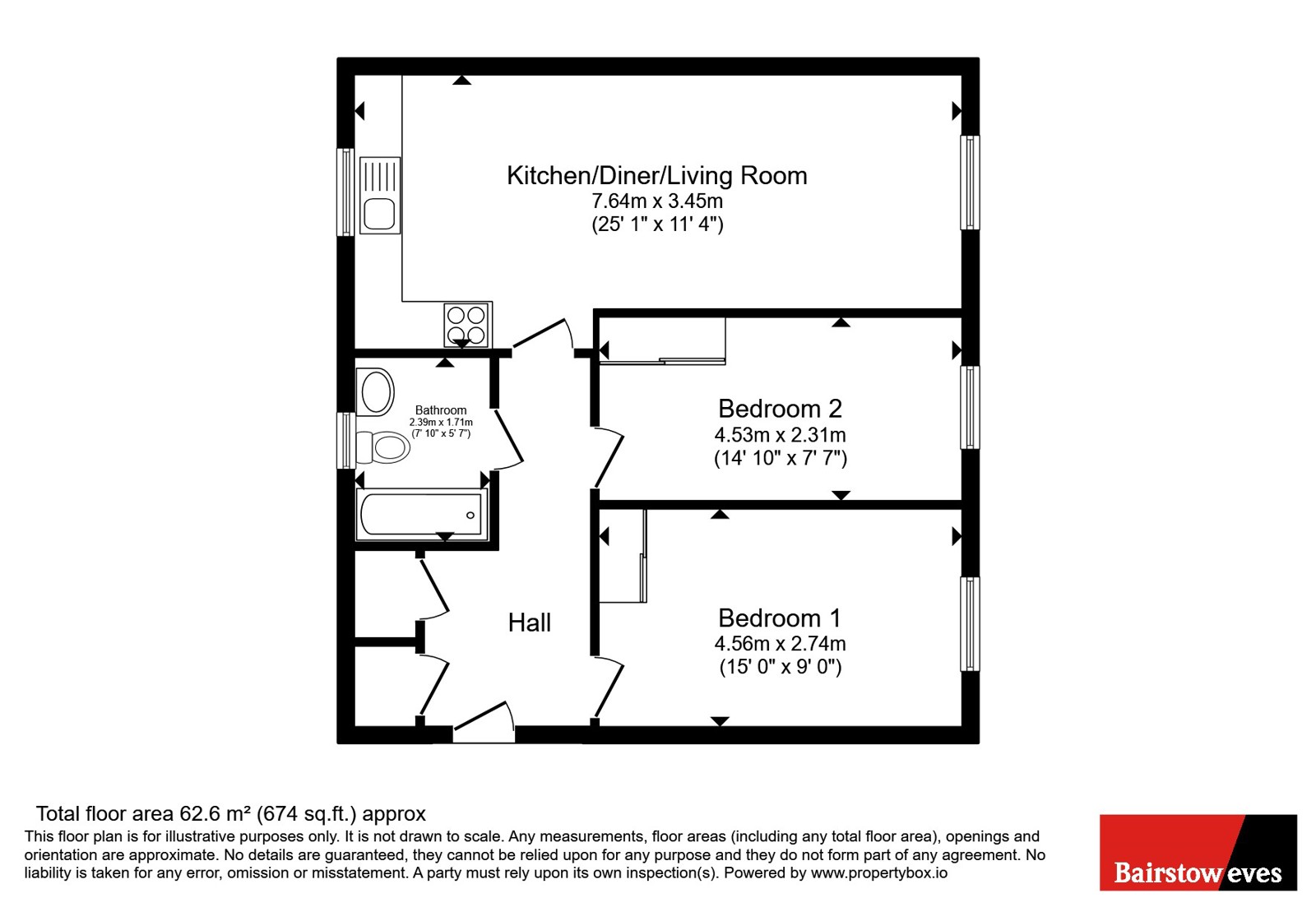 23 Chiddicks Court,, Arcany Road, Essex floorplan