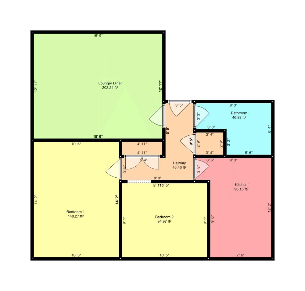 2 Bedrooms Flat to rent in The Green, Woodmancote, Cheltenham GL52