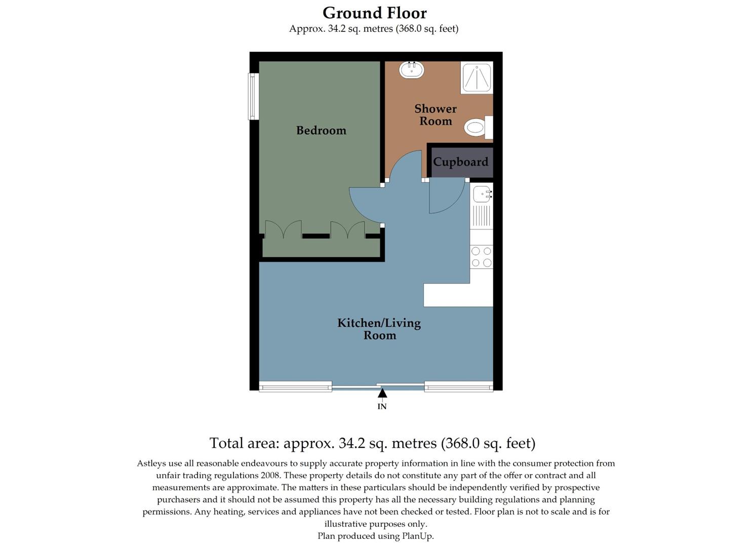 Apartment 1, Redcliffe, Swansea floorplan