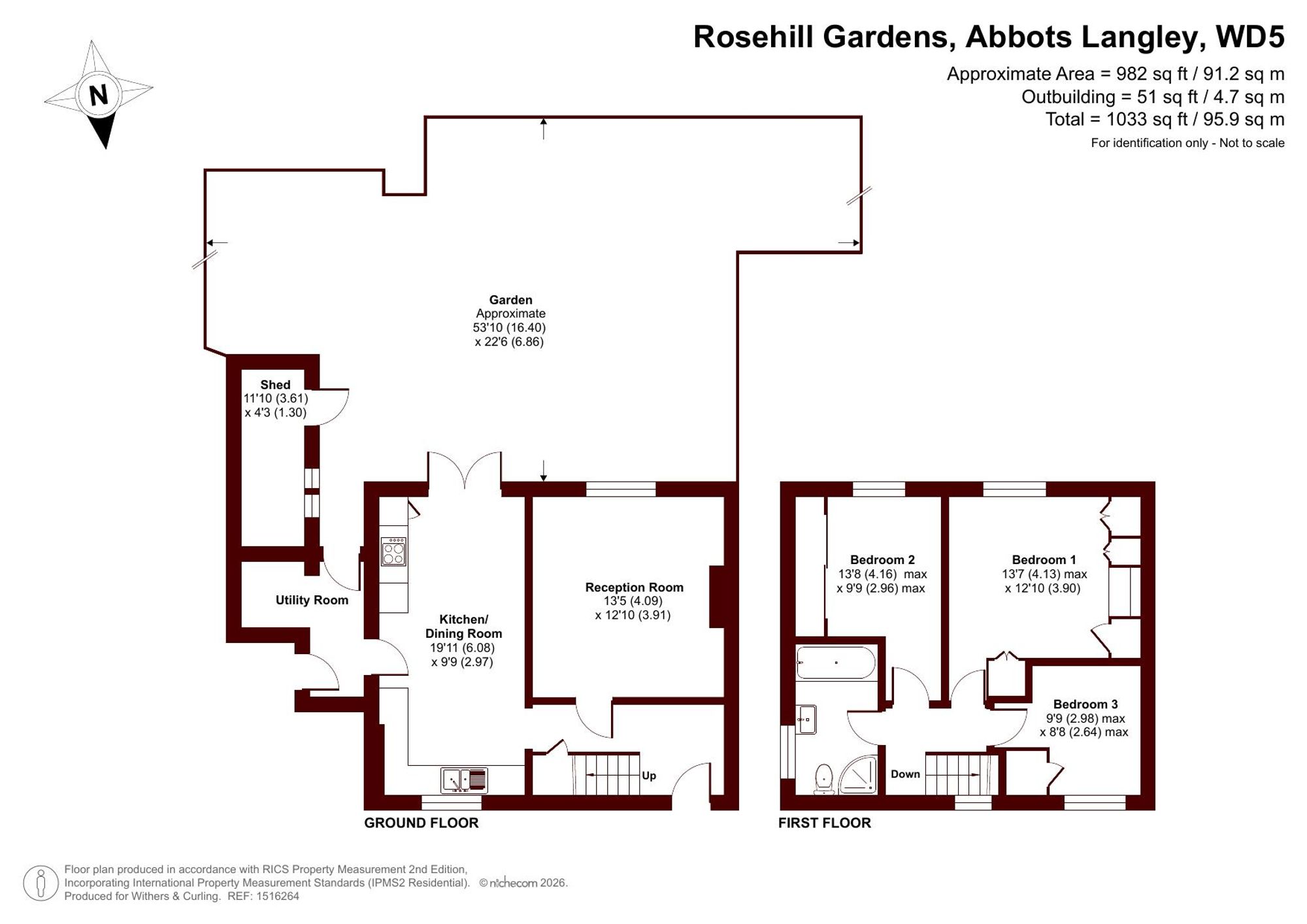 7 Rosehill Gardens, Abbots Langley floorplan